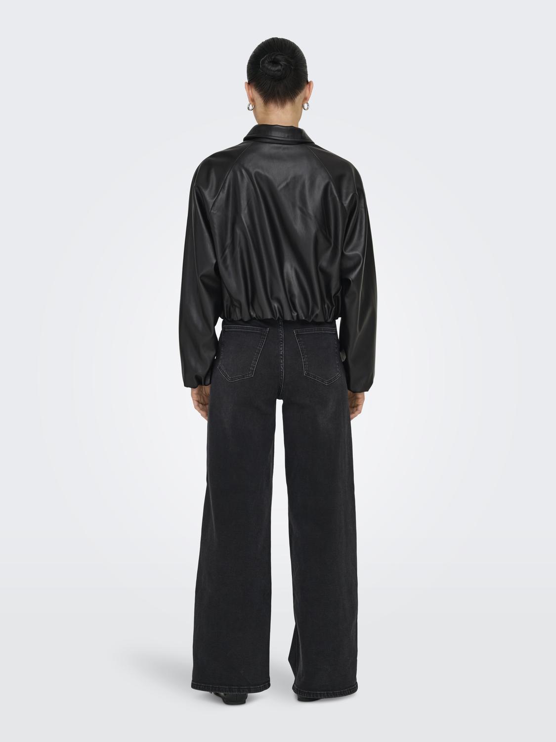ONLSARAMY FAUX LEATHER BOMBER OTW NOOS - 2