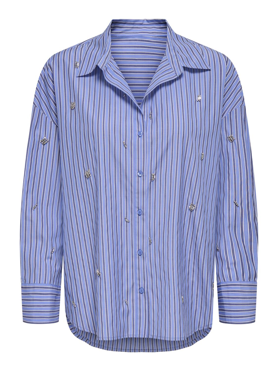 ONLOREGON ALVA LS RHINEST SHIRT NOOS WVN