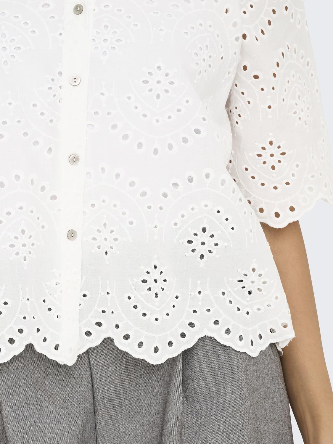 ONLVALAIS S/S SHIRT WVN NOOS - 4