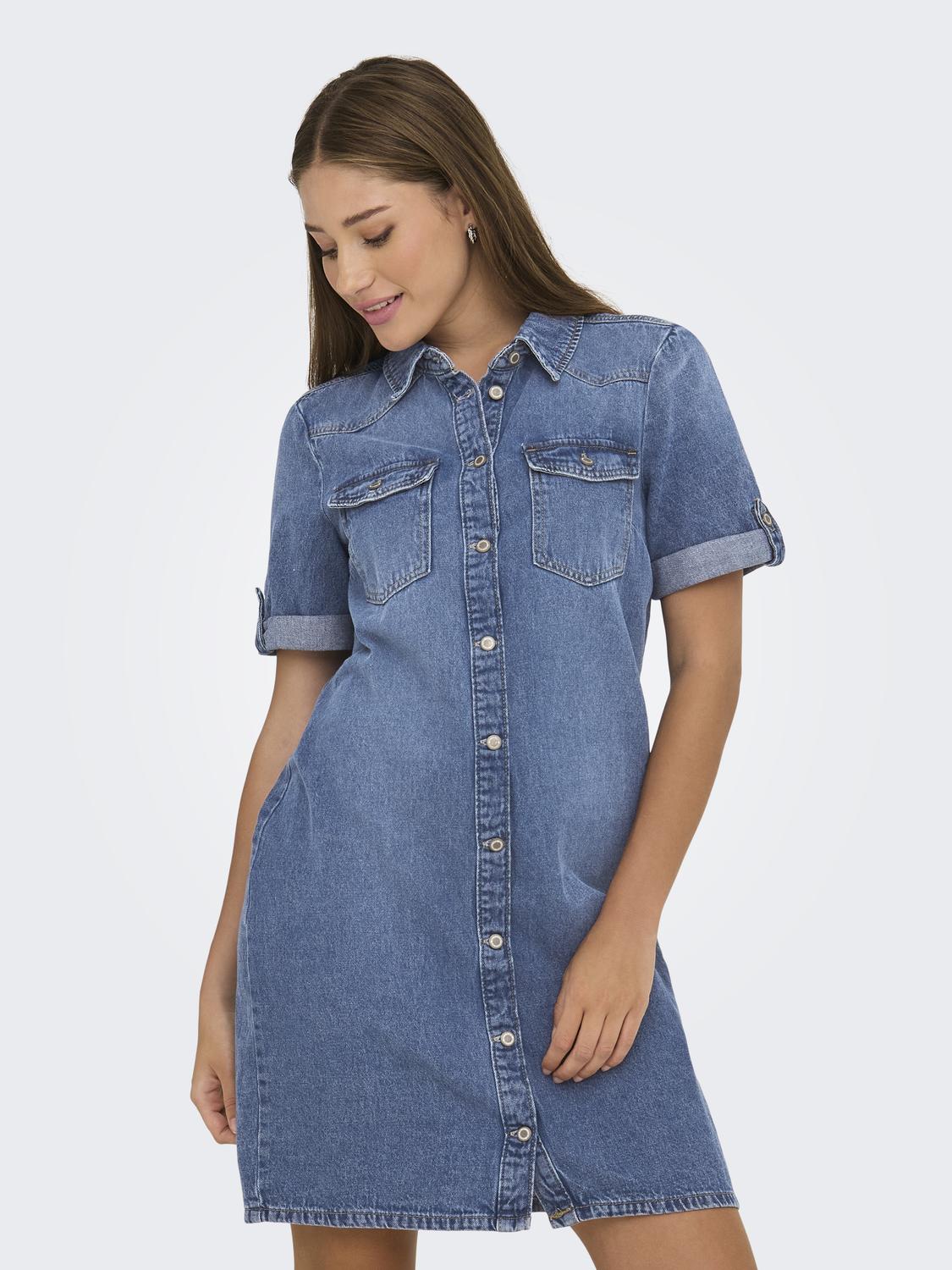 ONLLISA S/S DNM DRESS GUA NOOS