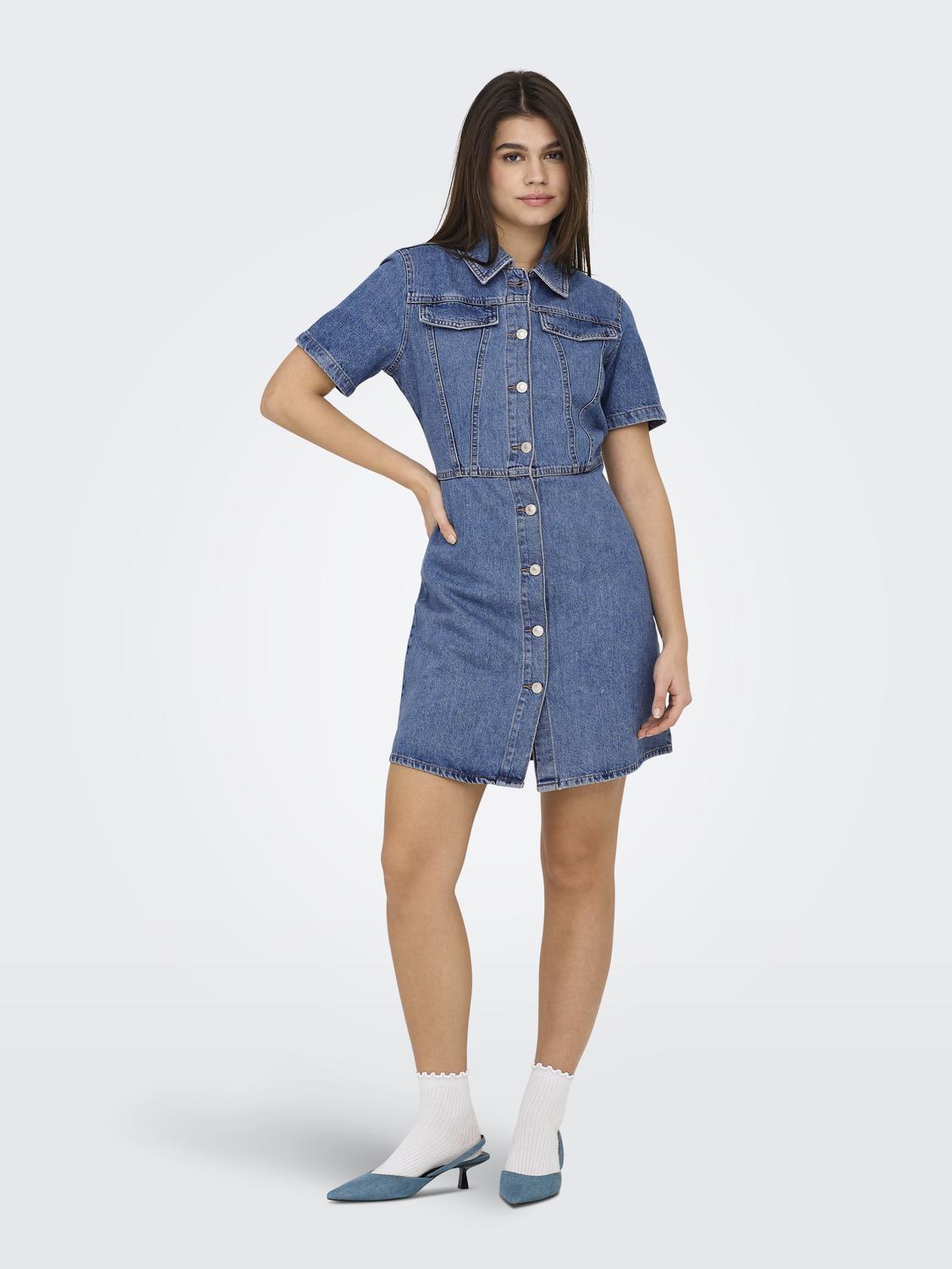 ONLMALIA S/S DNM DRESS AKM - 6