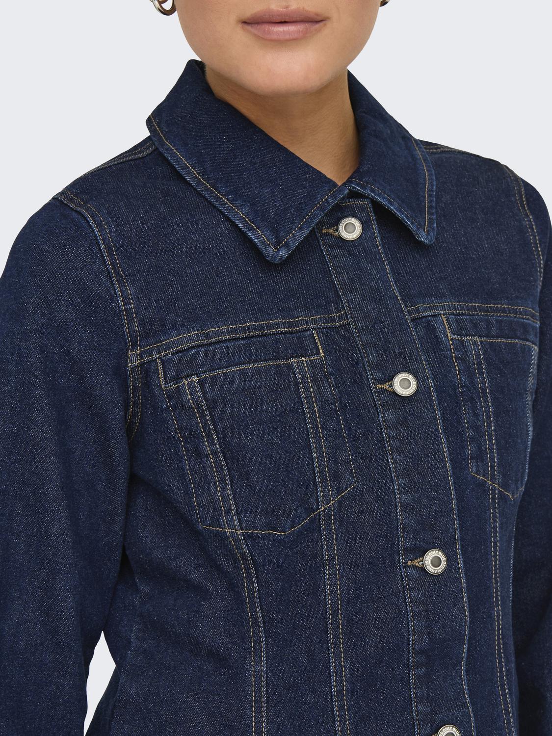 ONLELLE L/S FITTED DNM JACKET GUA - 5