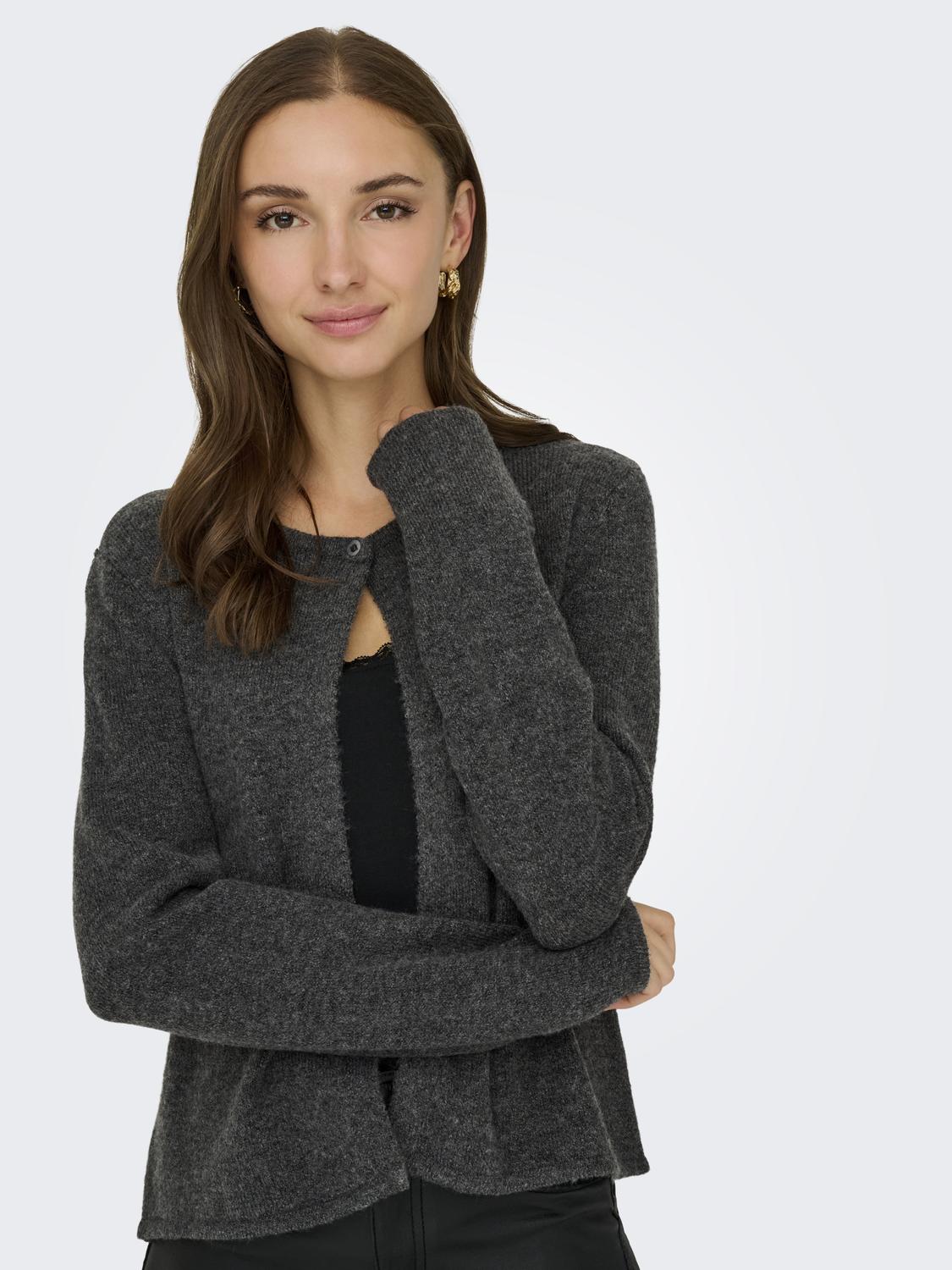 JDYRUE L/S ONEBUTTON CARDI KNT NOOS - 4