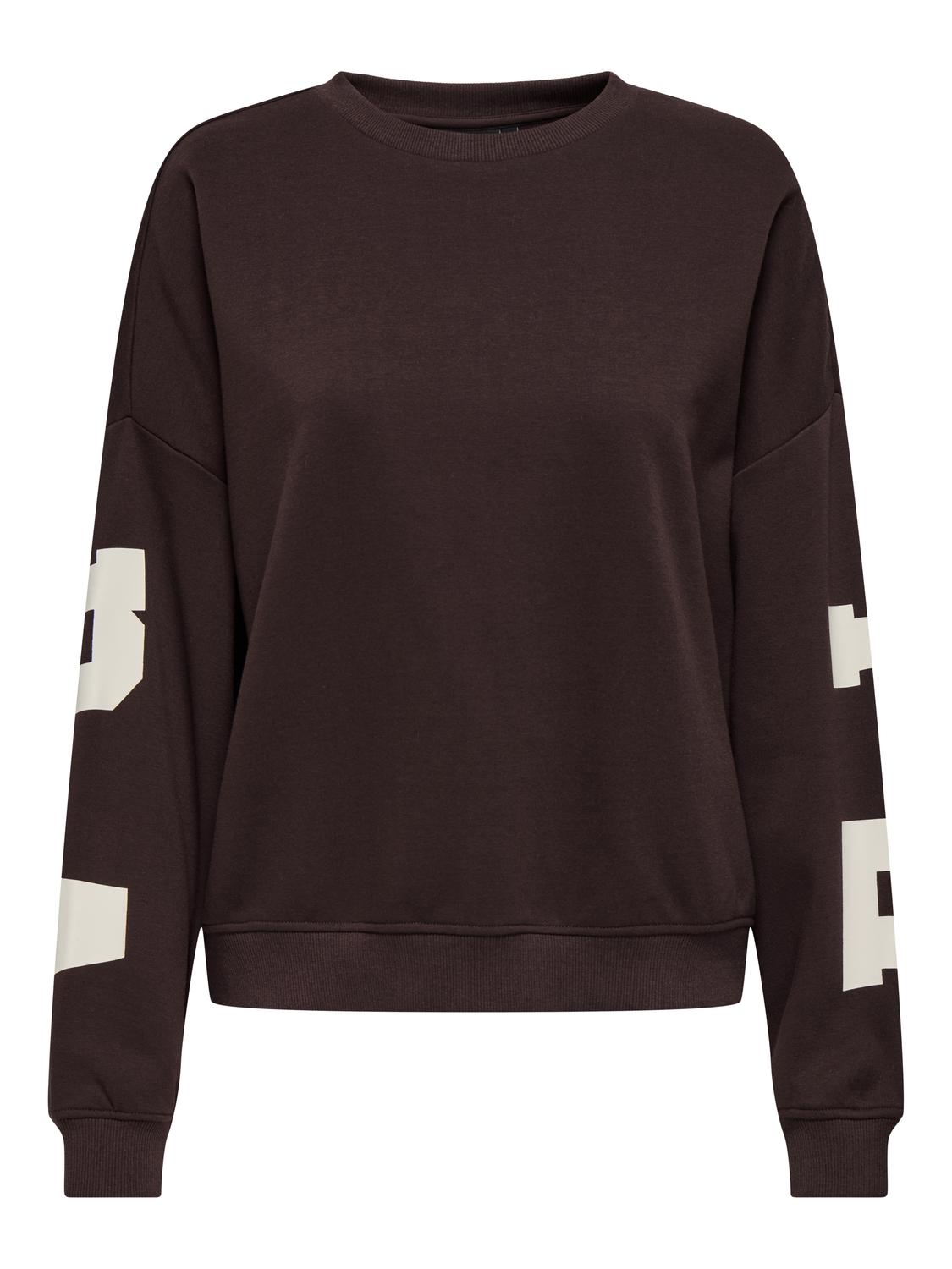 ONLSWEAT Sweatshirt med løs pasform med O-hals til fritidsbrug - 3