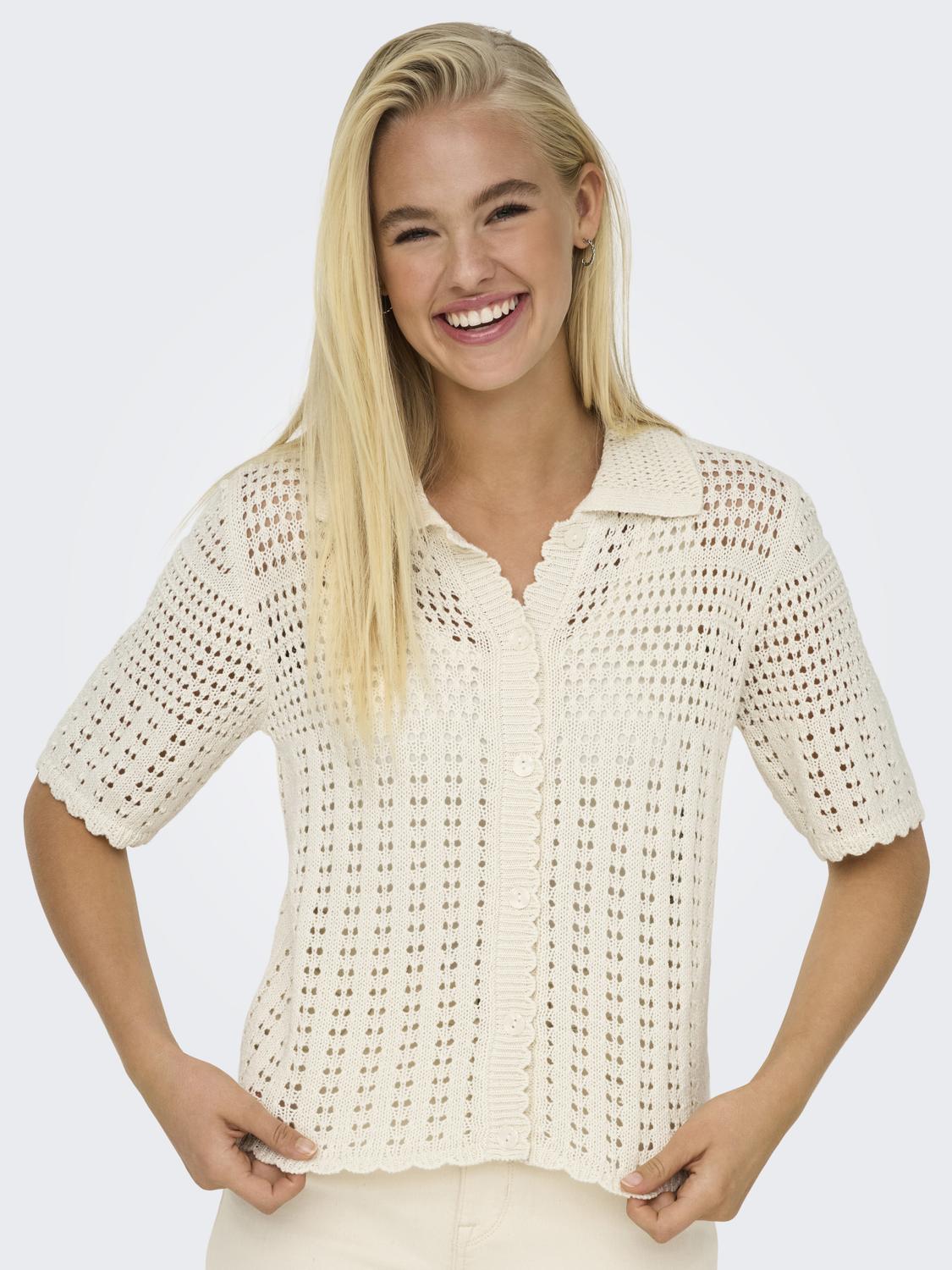 JDYROBIN 2/4 COLLAR CARDIGAN KNT NOOS - 4