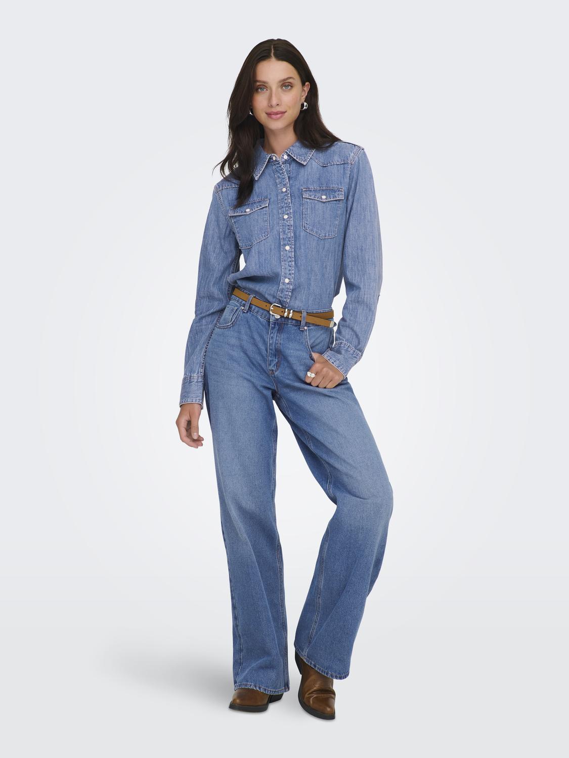 ONLCHARLIZE LS DNM SHIRT AKM NOOS - 6