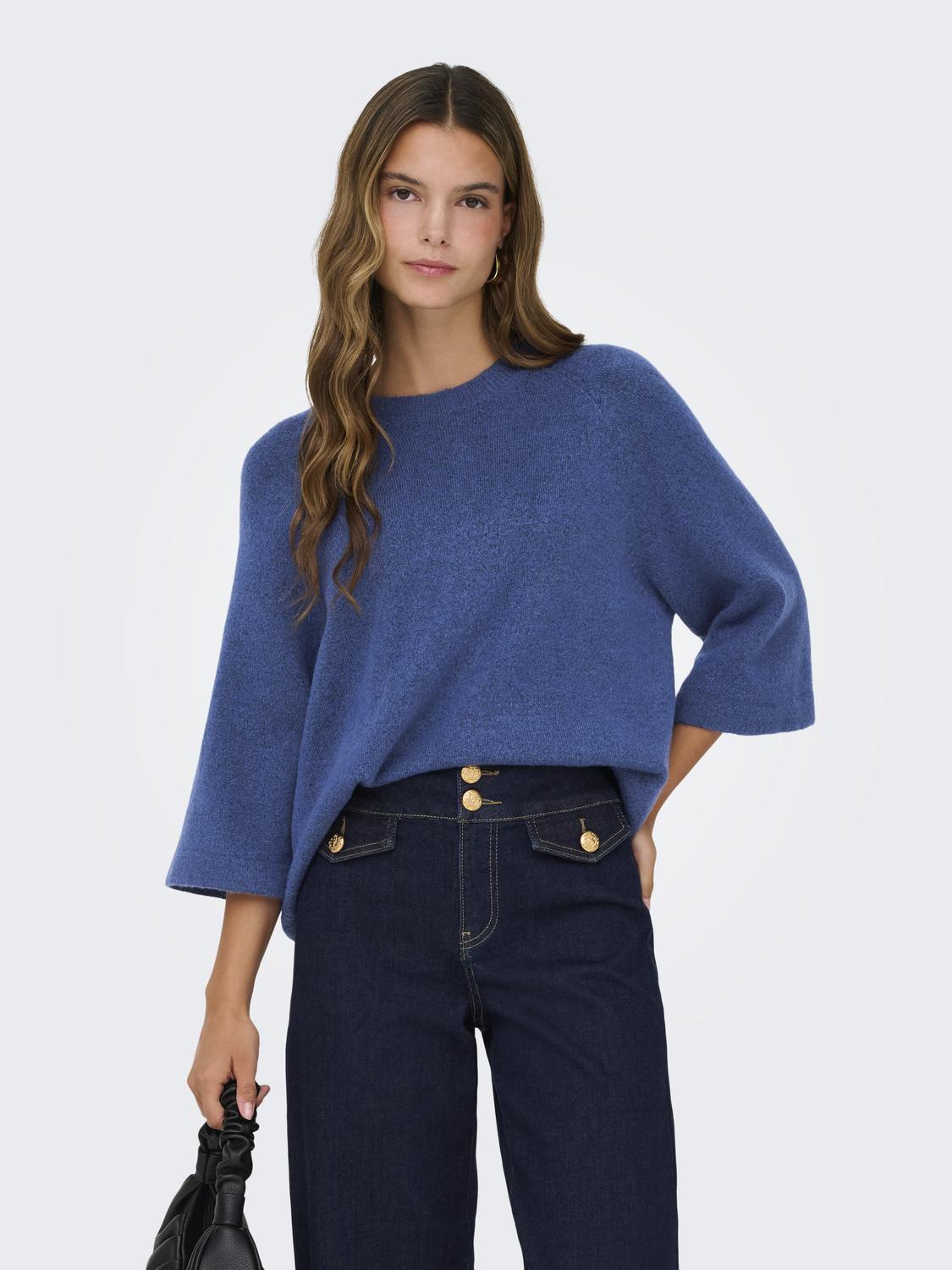 ONLSIMONI 3/4 PULLOVER KNT NOOS