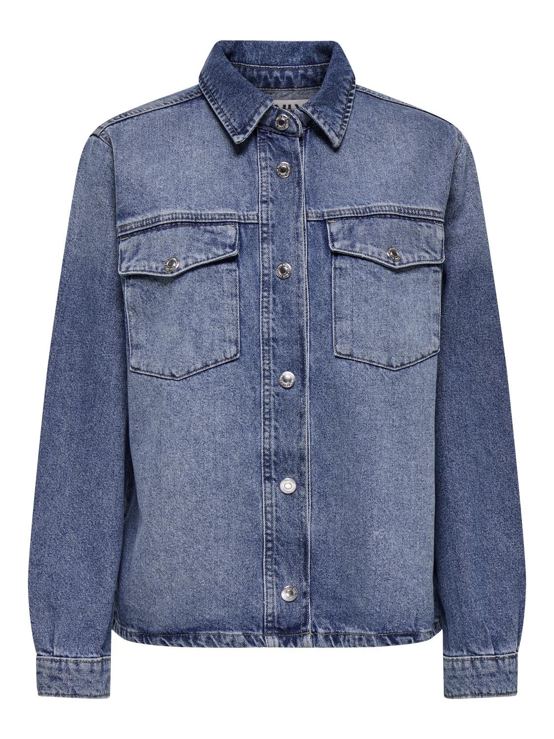 ONLELLA L/S POCKET SHIRT TAI519 DNM NOOS - 3