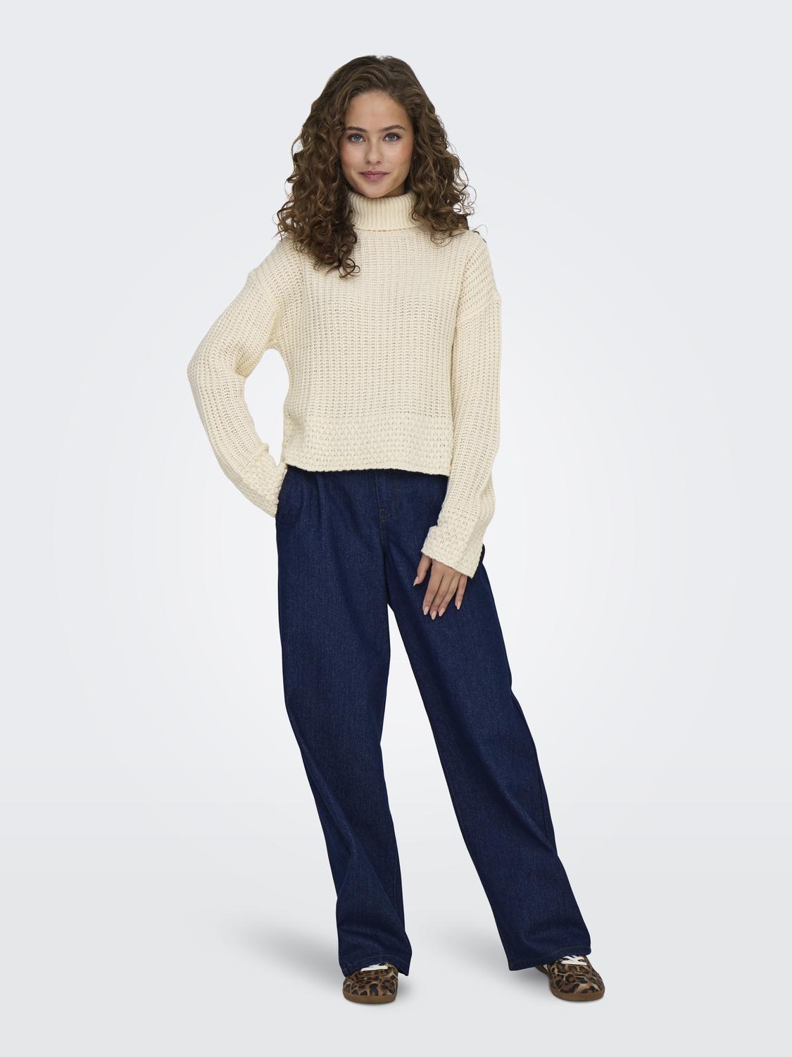 JDYSALLY HW STRAIGHT STITCH JEANS DNM - 5