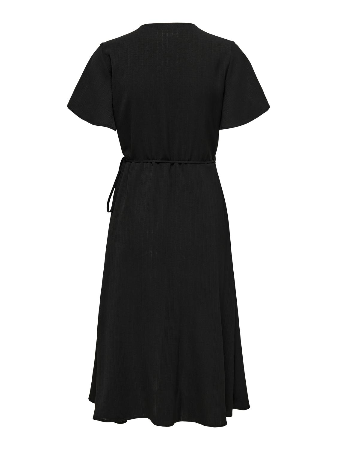 ONLCALI LIFE S/S WRAP DRESS WVN NOOS