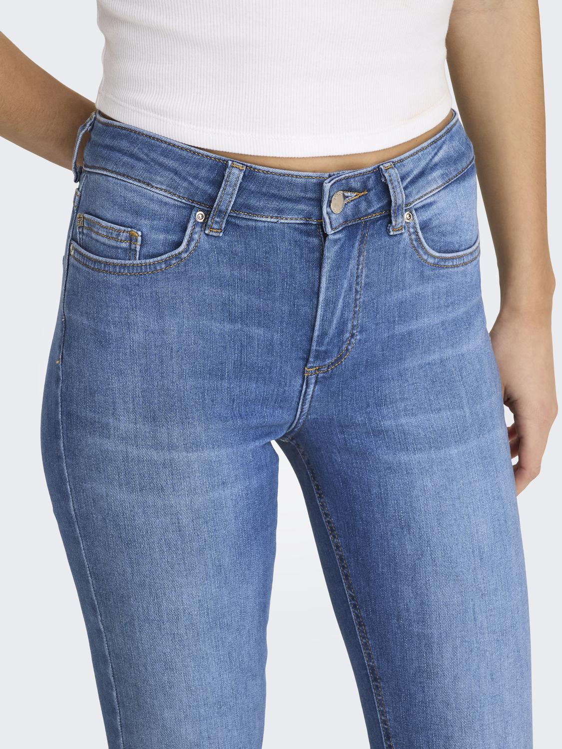 ONLBLUSH Mid Waist Skinny Fit med baglommer - 4