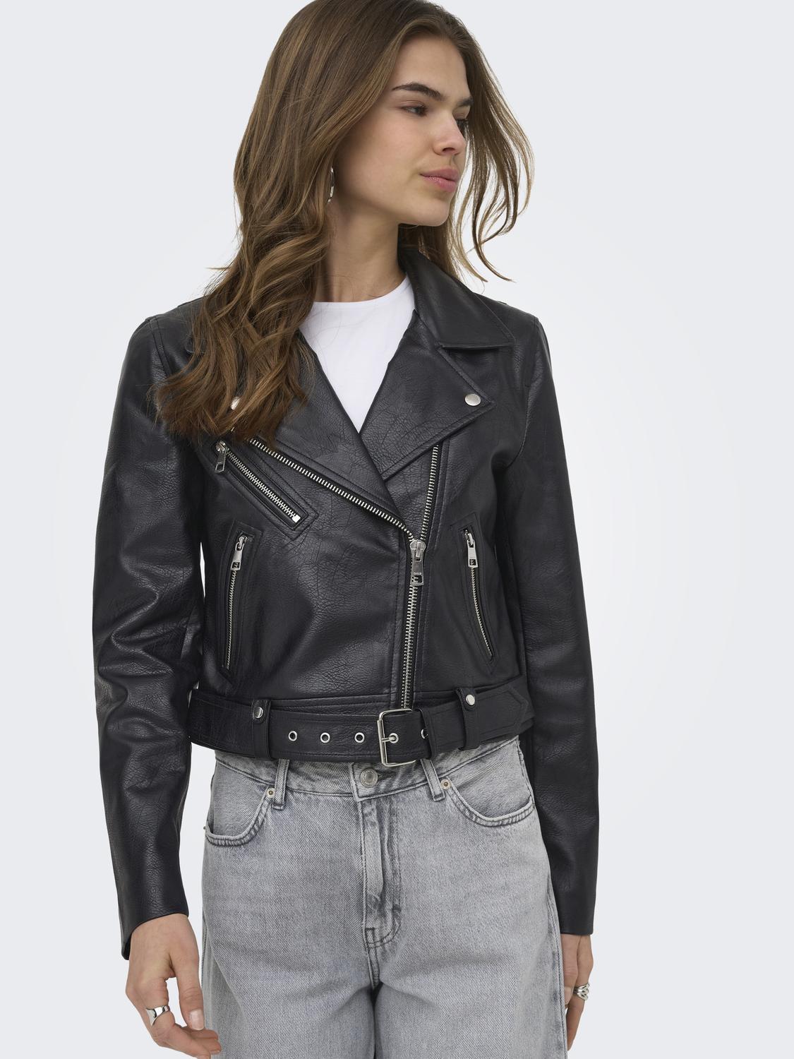 ONLVERA FAUX LEATHER BIKER NOOS OTW - 5