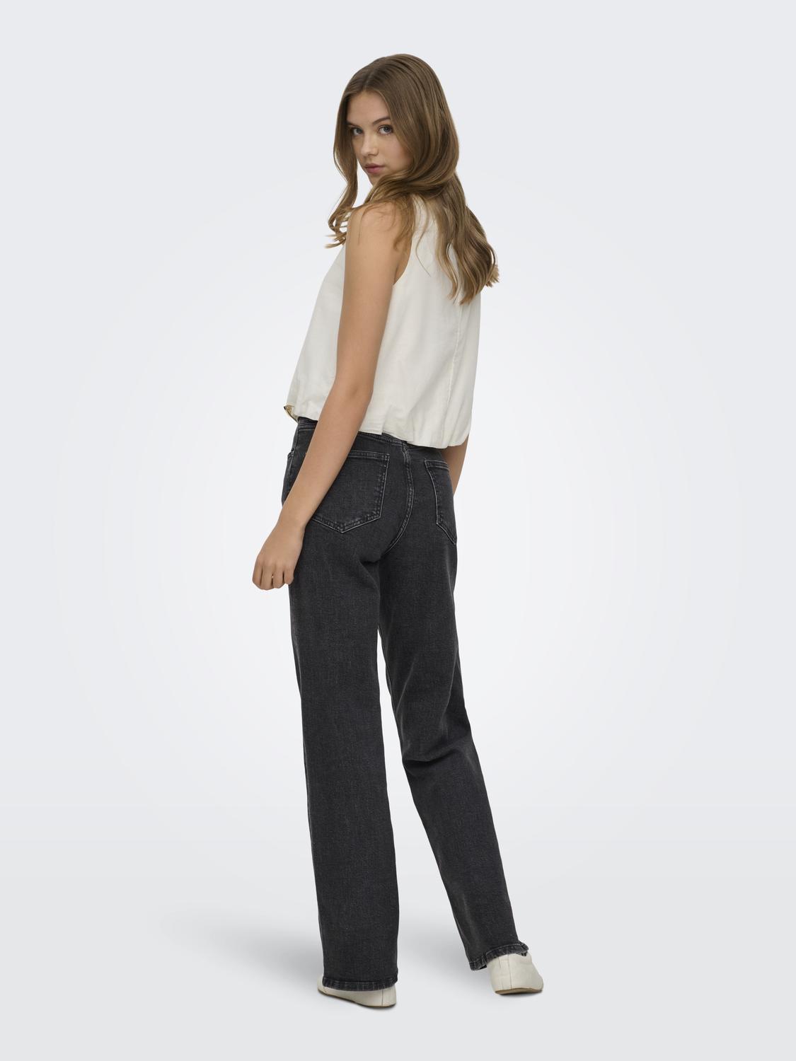 ONLJUICY Wide fit jeans med høj talje og baglommer - 2