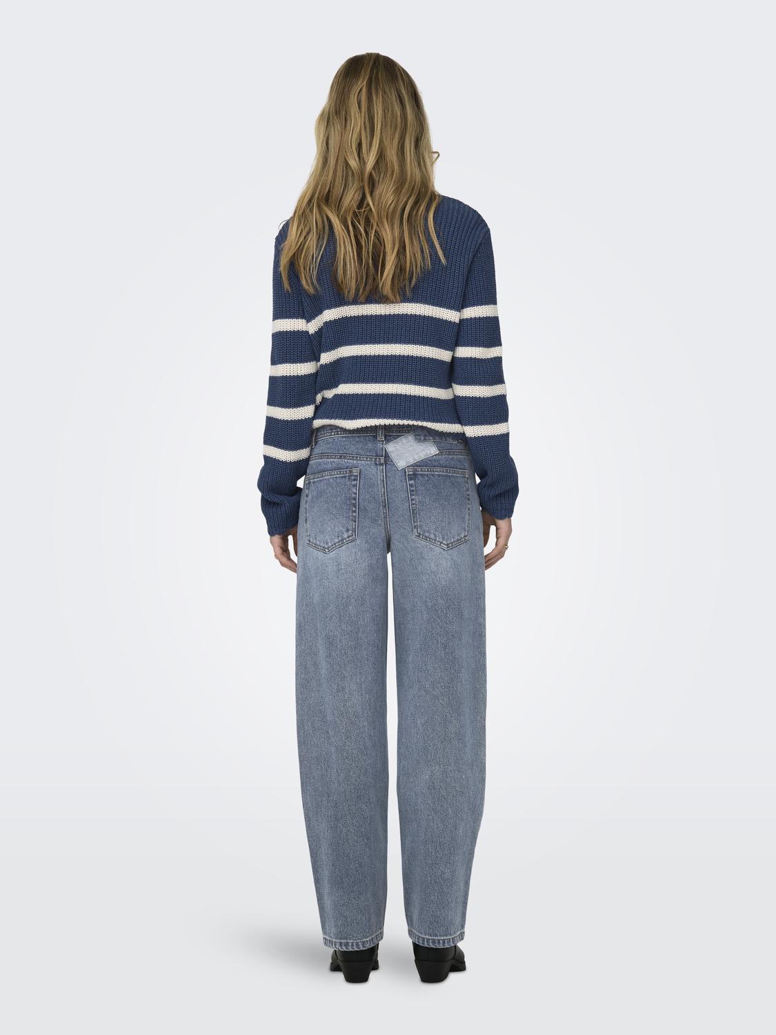 ONLCOLLETTE LW LOOSE STR L ANK PA DNM BJ - 2