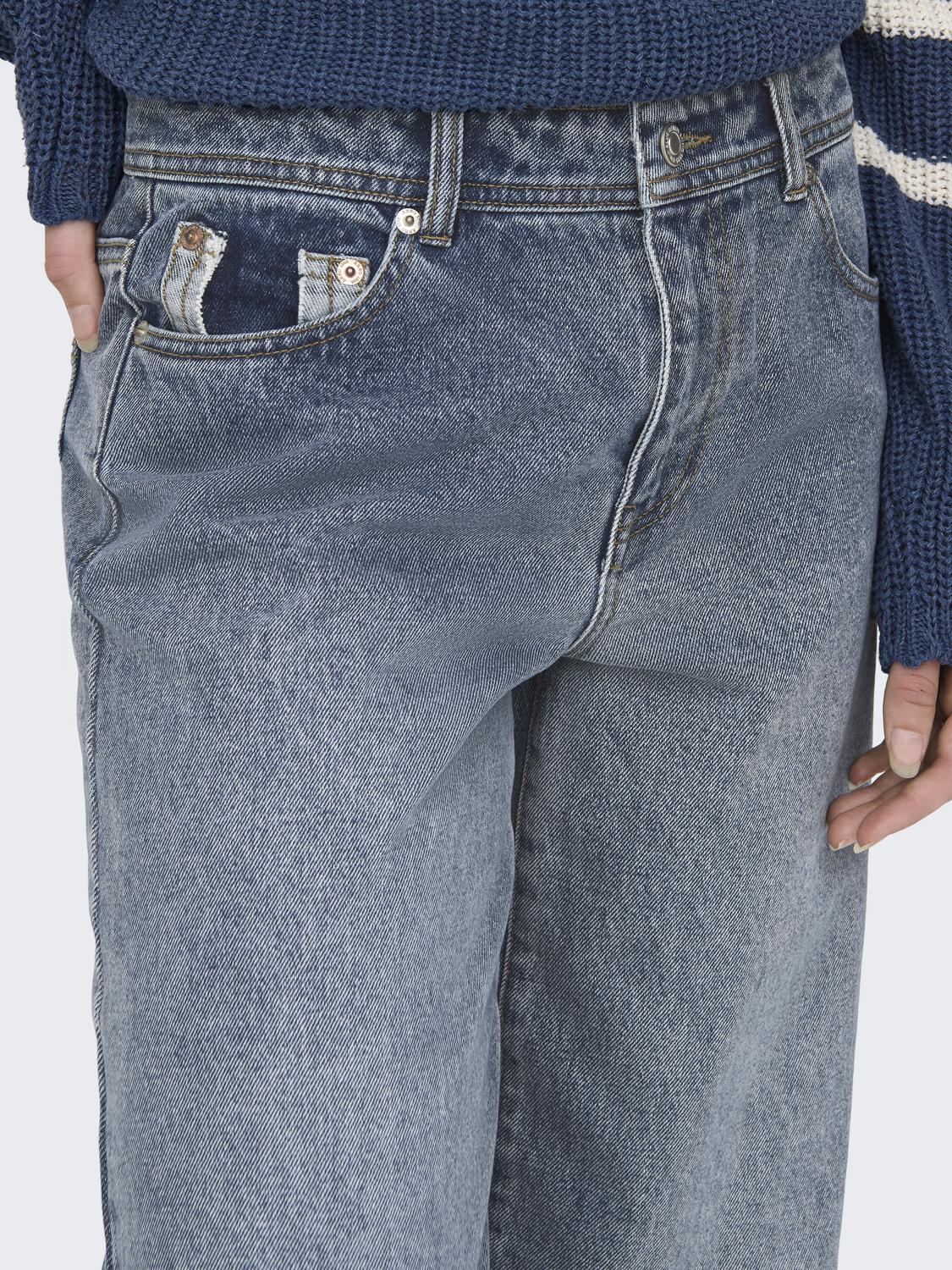 ONLCOLLETTE LW LOOSE STR L ANK PA DNM BJ - 5