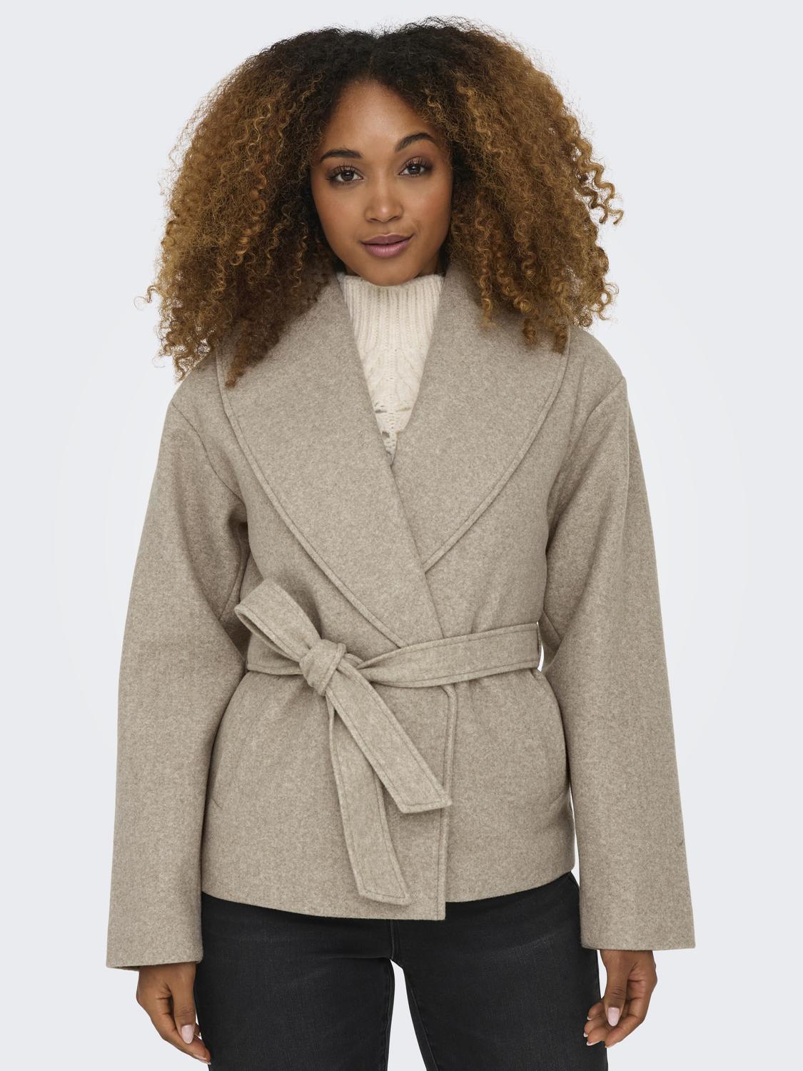 ONLAUGUSTA SHORT COAT OTW NOOS - 5