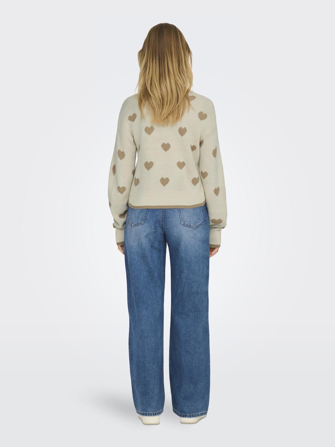 JDYROMANCE L/S JACQ. PULLOVER KNT NOOS - 2