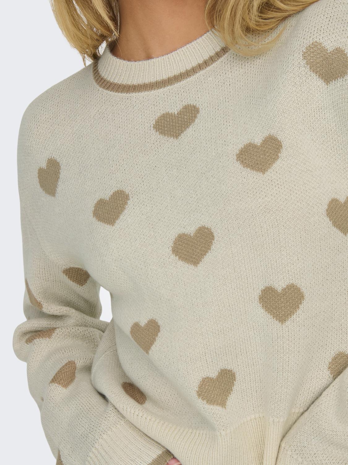 JDYROMANCE L/S JACQ. PULLOVER KNT NOOS - 5