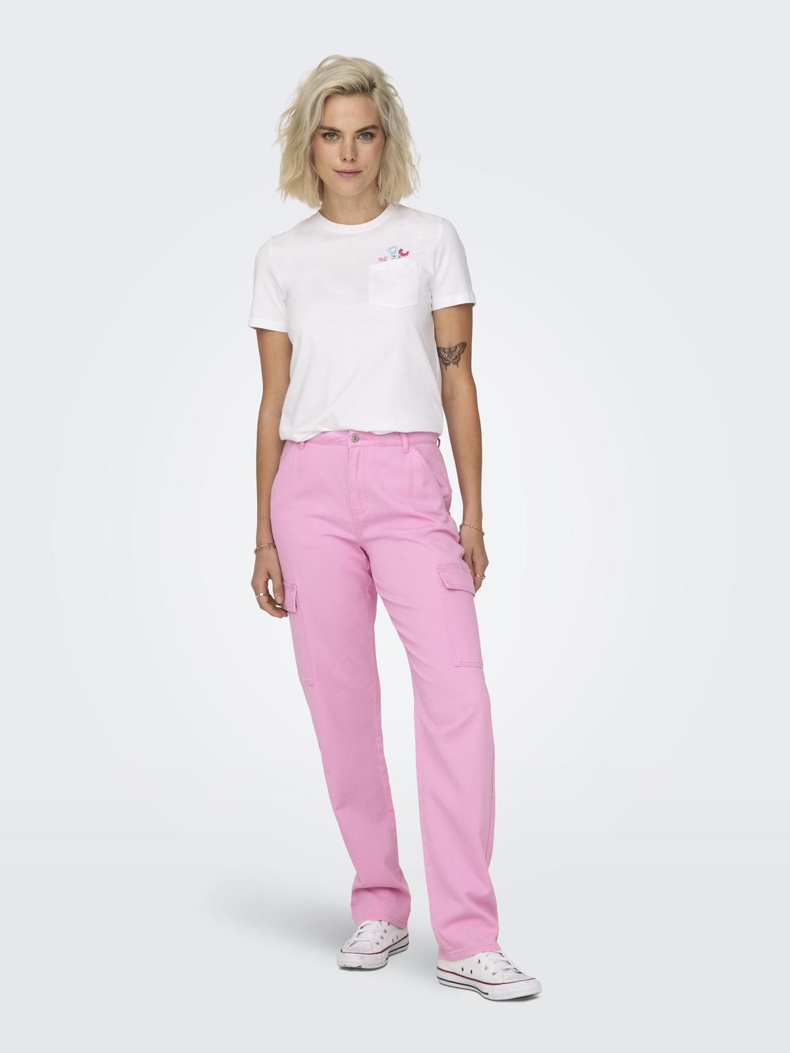 ONLPOLLY REG S/S POCKET TOP BOX JRS
