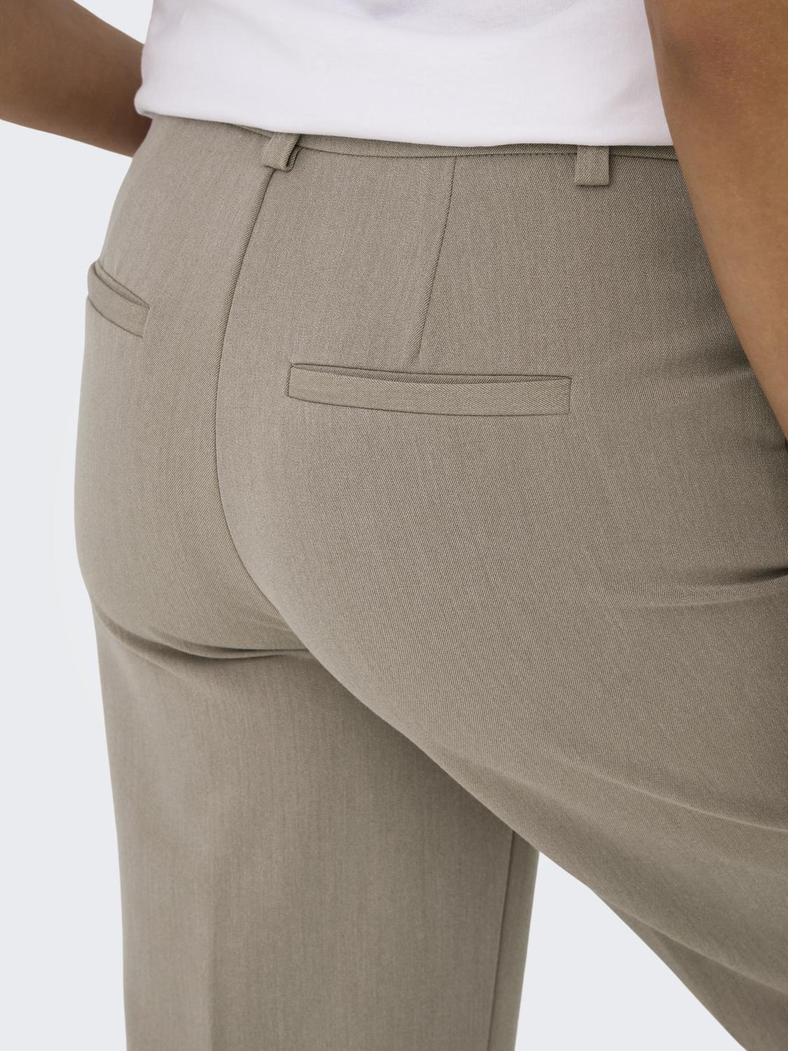 ONLHATTIE-LANA Bukser med brede ben med lige konisk pasform og høj talje