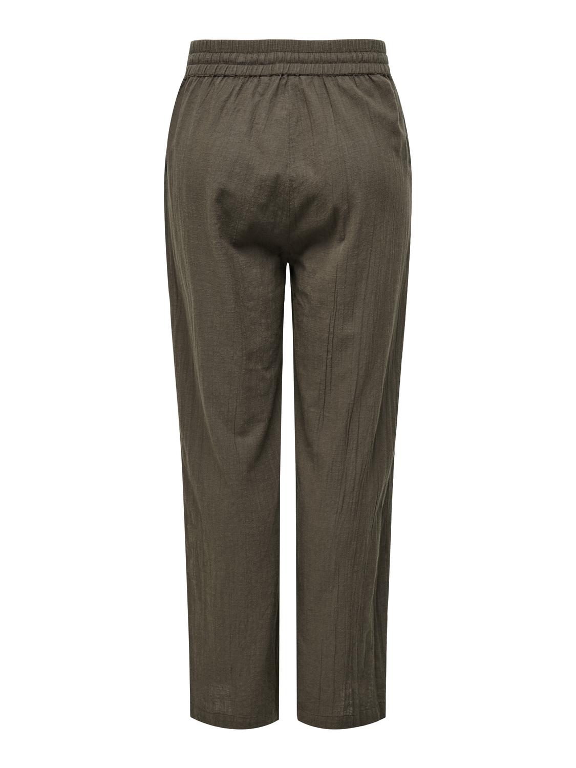 ONLTIZANA Grunnleggende elastisk midjebukse med sidelommer - 4