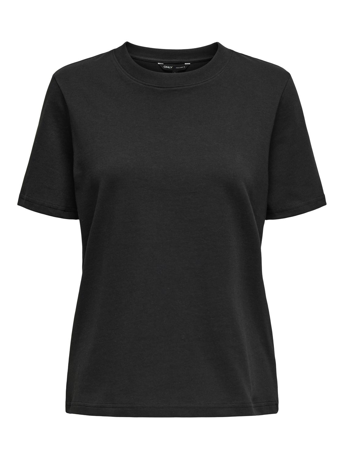 ONLMONJA Basic Regular Fit T-skjorte med O-Neck Design - 3