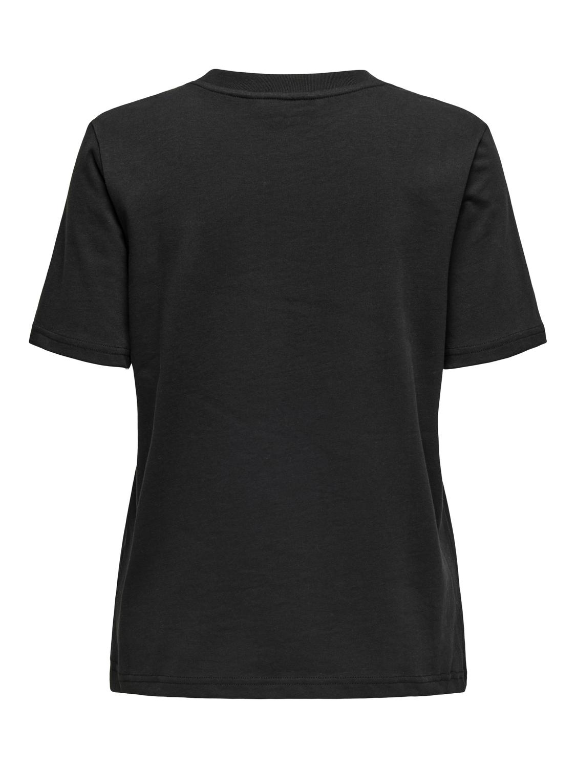 ONLMONJA Basic Regular Fit T-skjorte med O-Neck Design - 7