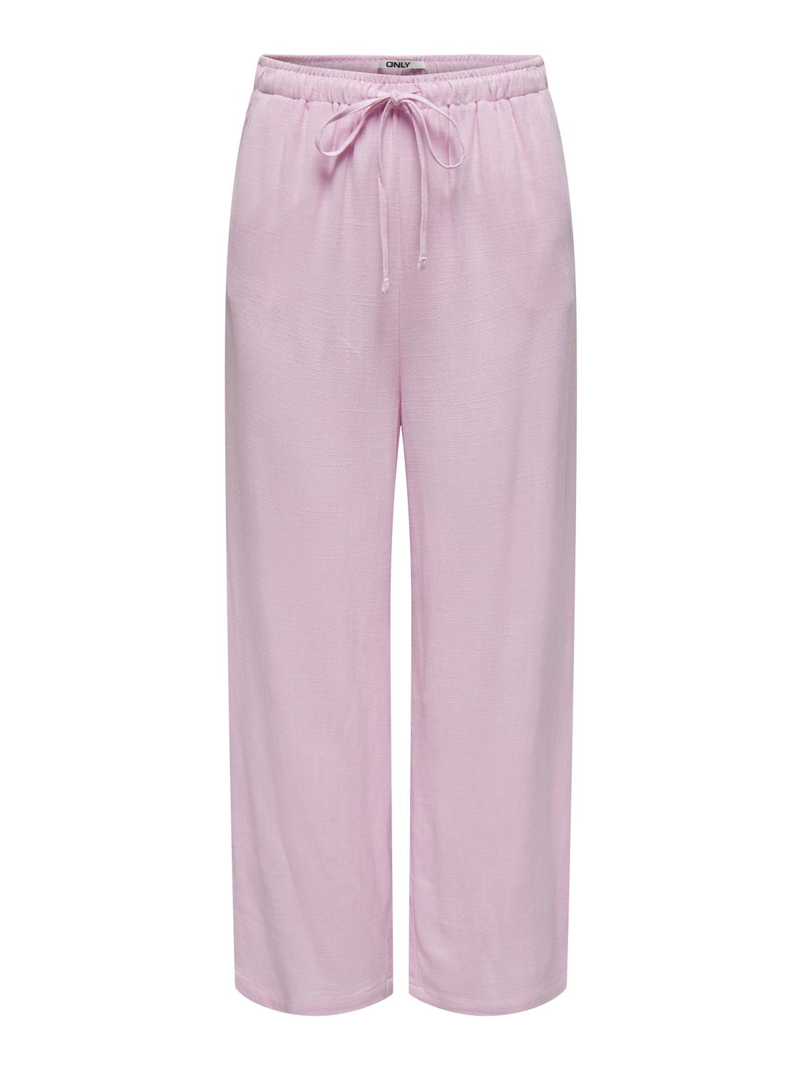 ONLSIESTA Straight Fit Basic bukser med midt i taljen