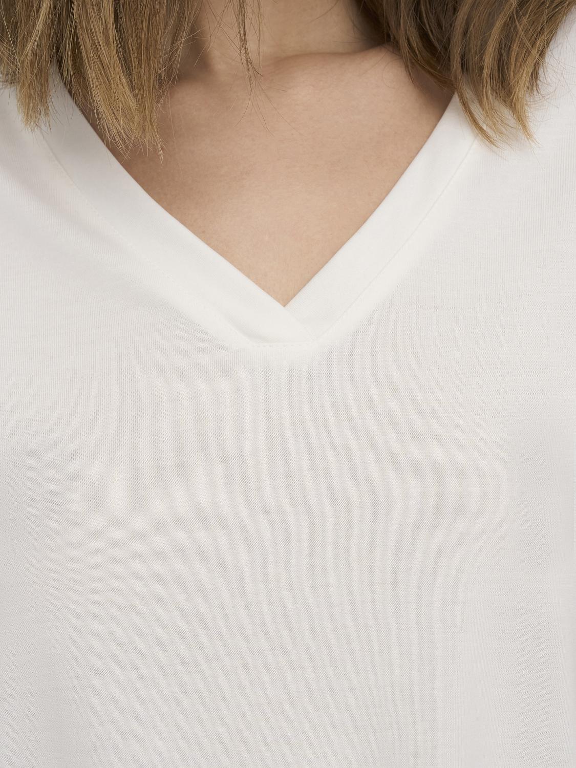 ONLFREE S/S MOD.V-NECK TOP JRS NOOS