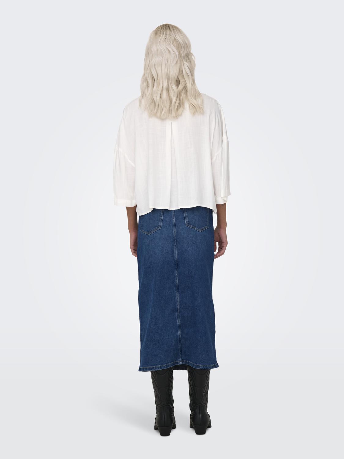 ONLASTRID Regular Fit skjorte med senkede skuldre - 2