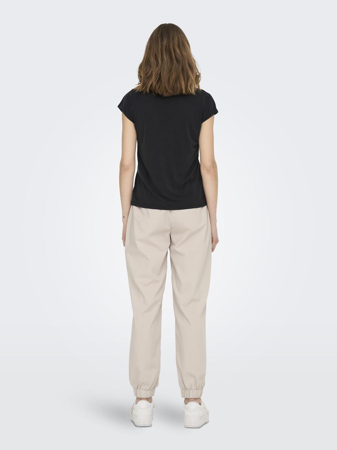 ONLFREE S/S MOD.V-NECK TOP JRS NOOS