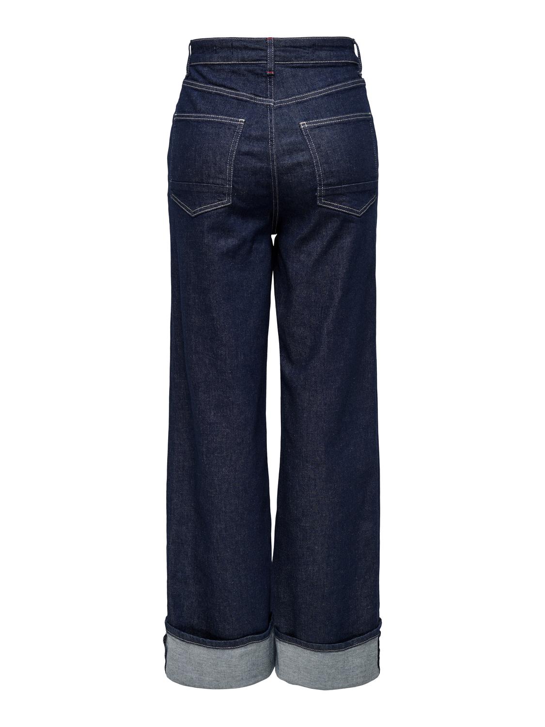 ONLMERCER HW WIDE FOLD UP RINSE DNM REA - 7