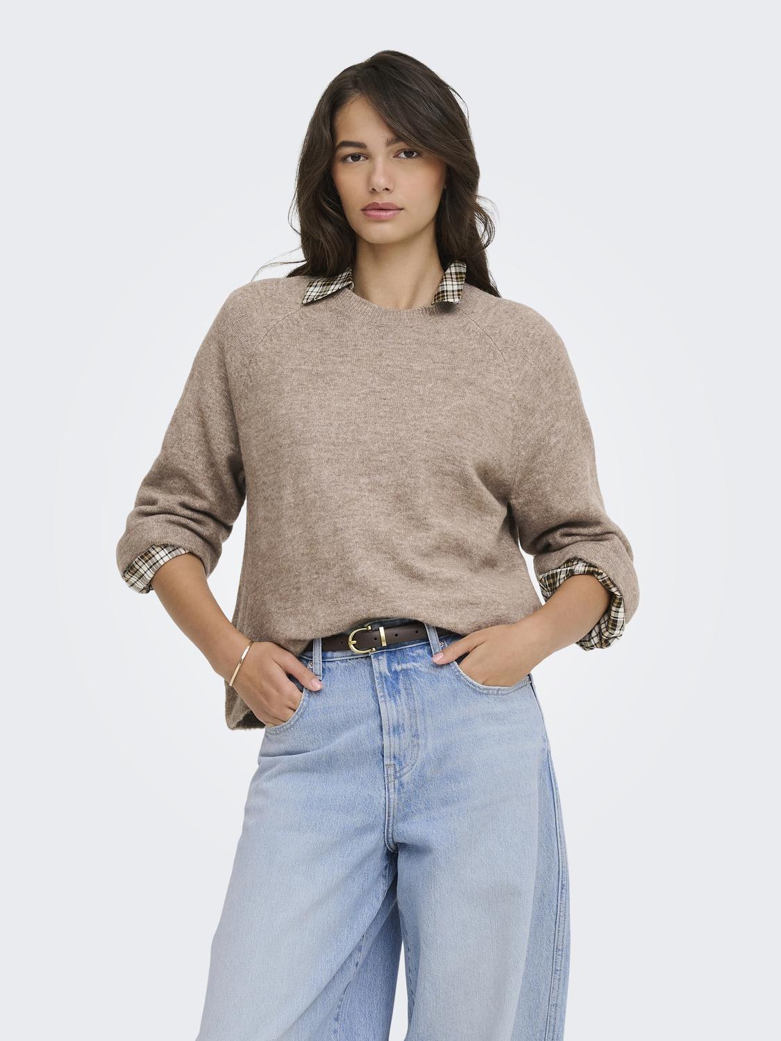ONLSIMONI 3/4 PULLOVER KNT NOOS