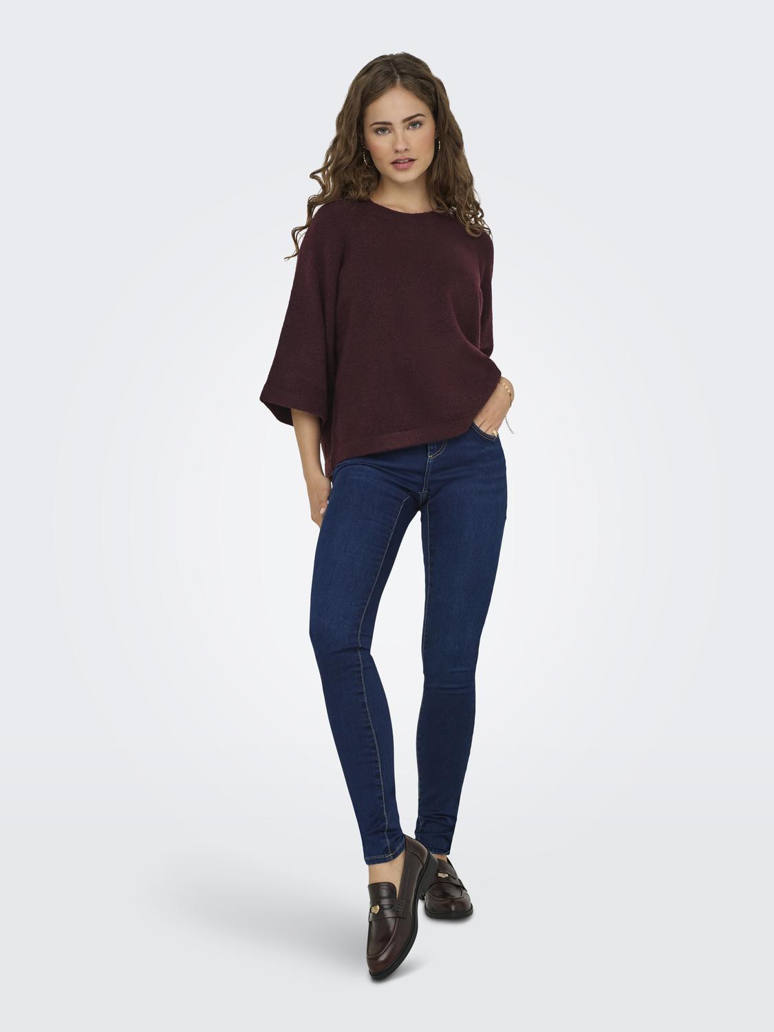 ONLSIMONI 3/4 PULLOVER KNT NOOS - 6