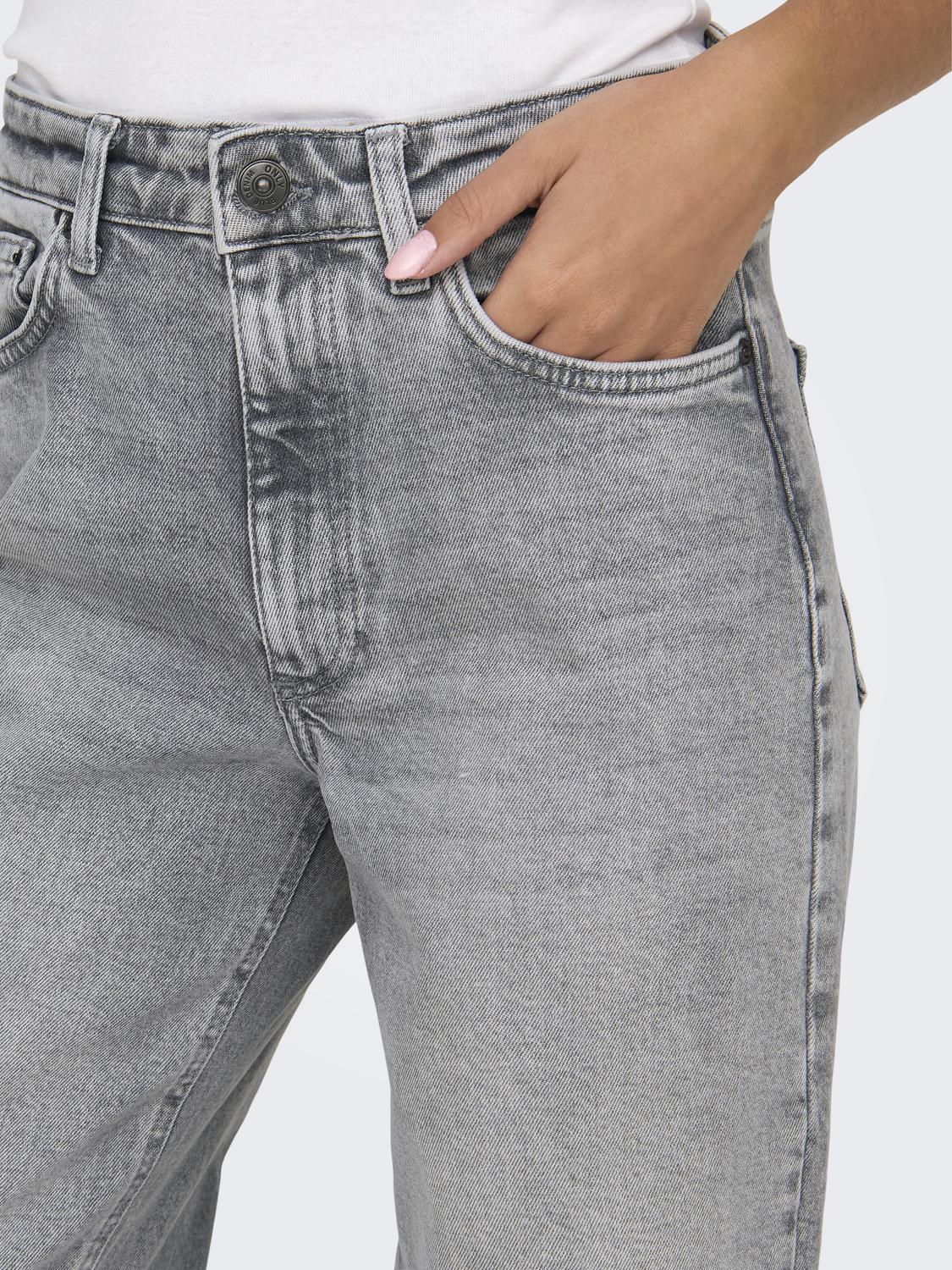 ONLJUICY Jeans med høj talje og bred pasform og møntlomme - 5