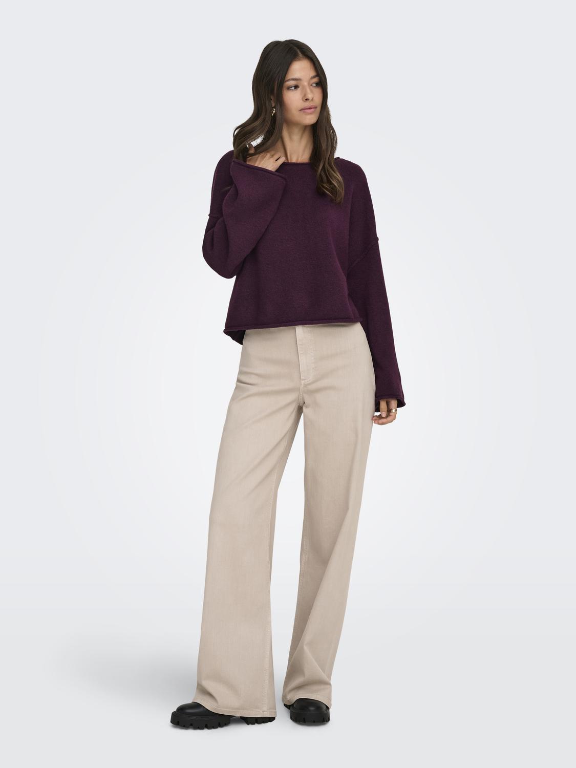 JDYRUE LIFE L/S BOAT NECK PULL KNT NOOS - 6