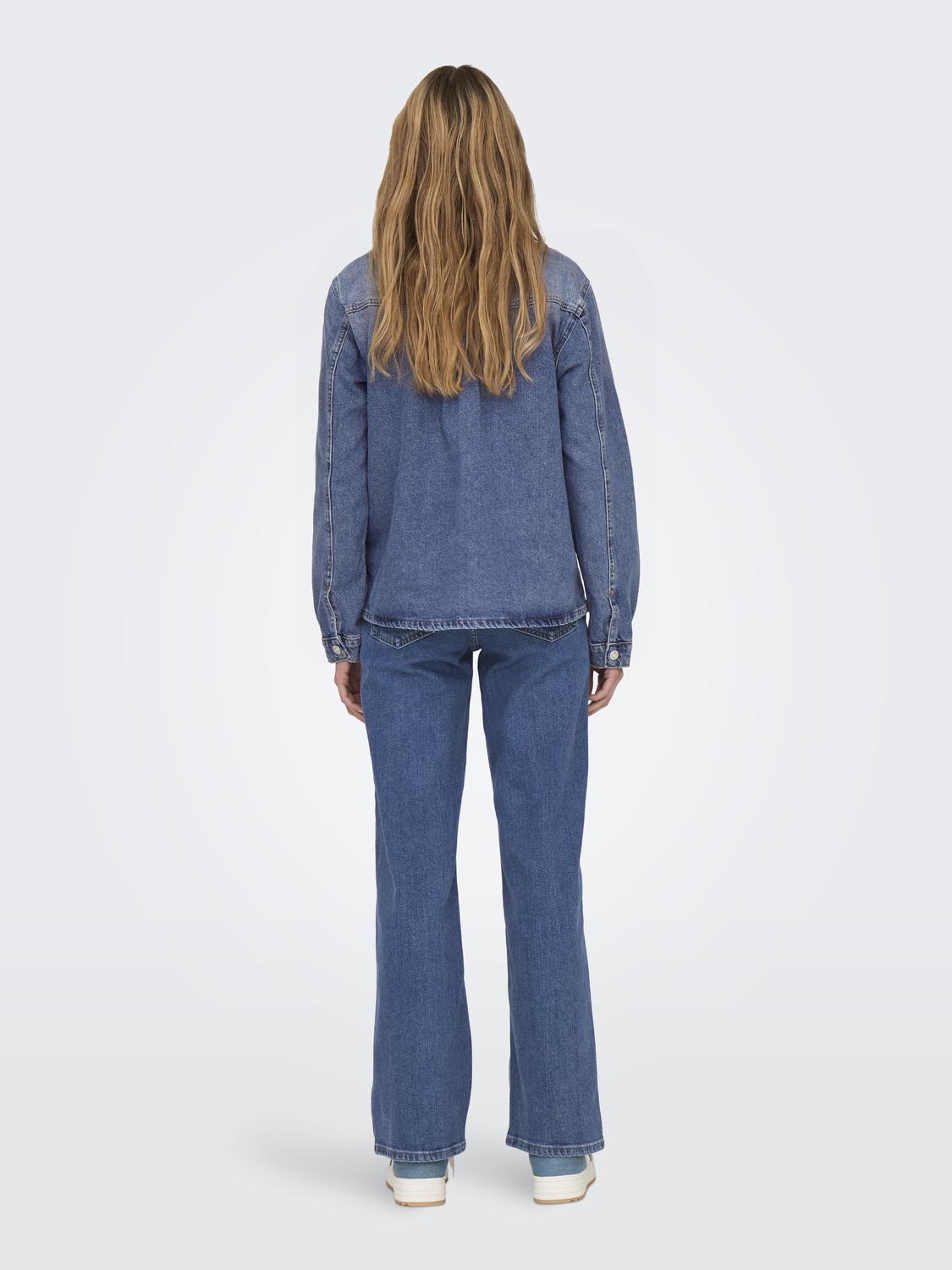 ONLELLA L/S POCKET SHIRT TAI519 DNM NOOS - 2