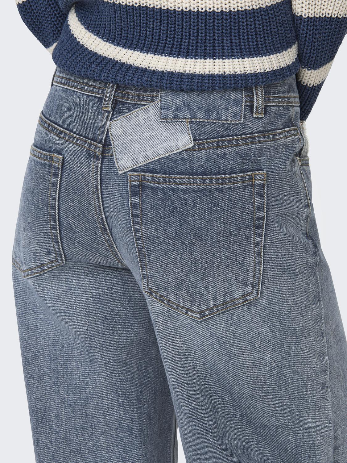 ONLCOLLETTE LW LOOSE STR L ANK PA DNM BJ - 4
