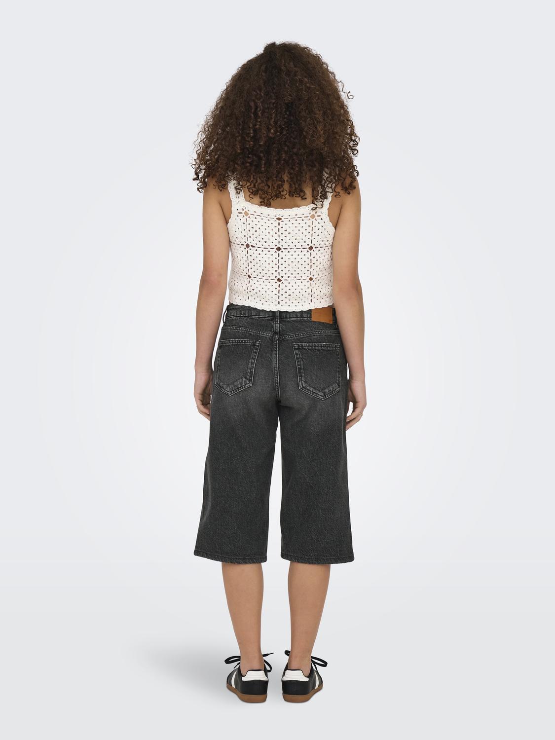 ONLCOBAIN REG WIDE LONG B DNM SHORTS DOT