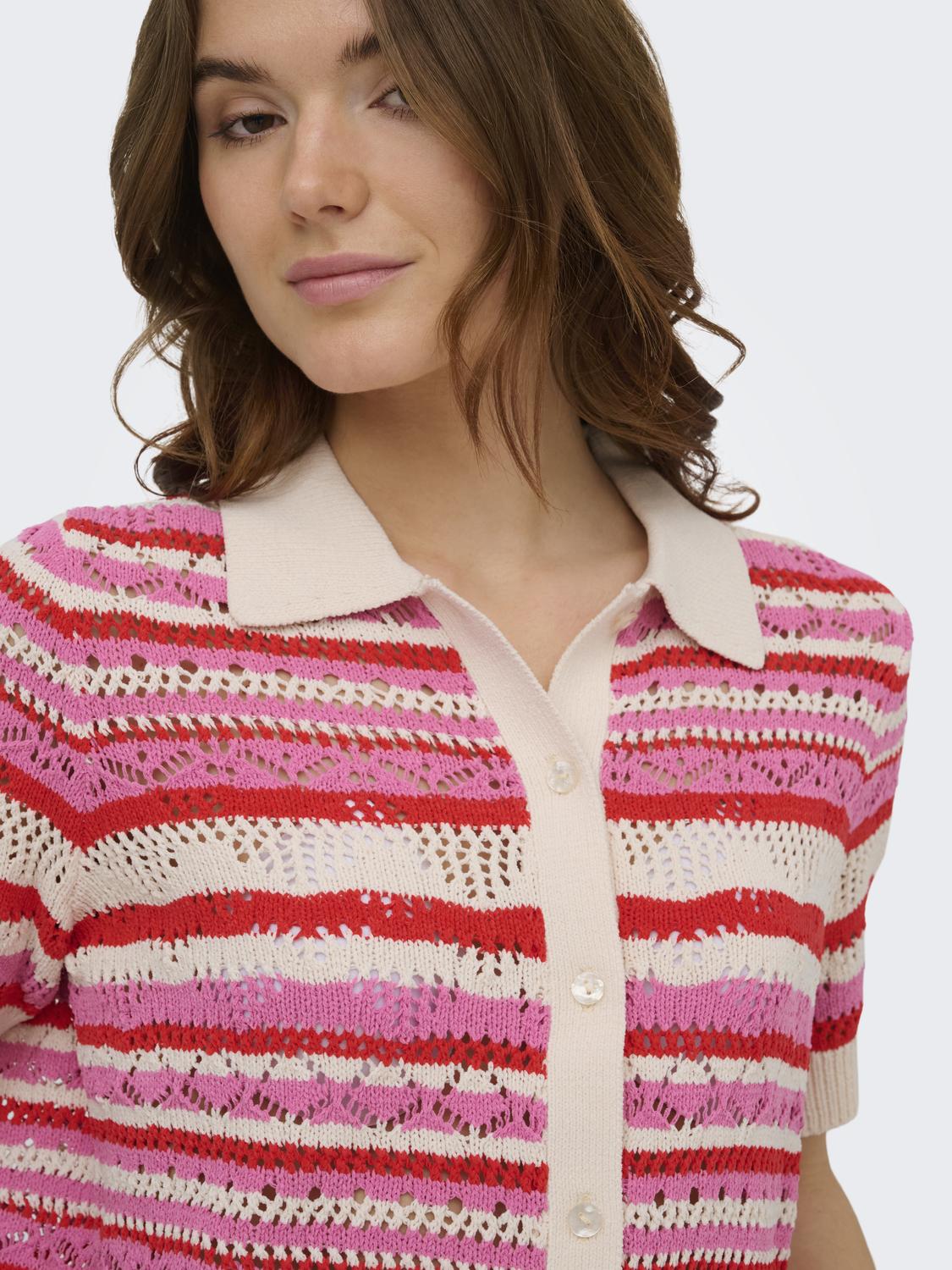 ONLLULA POLO S/S CARDIGAN KNT NOOS - 4