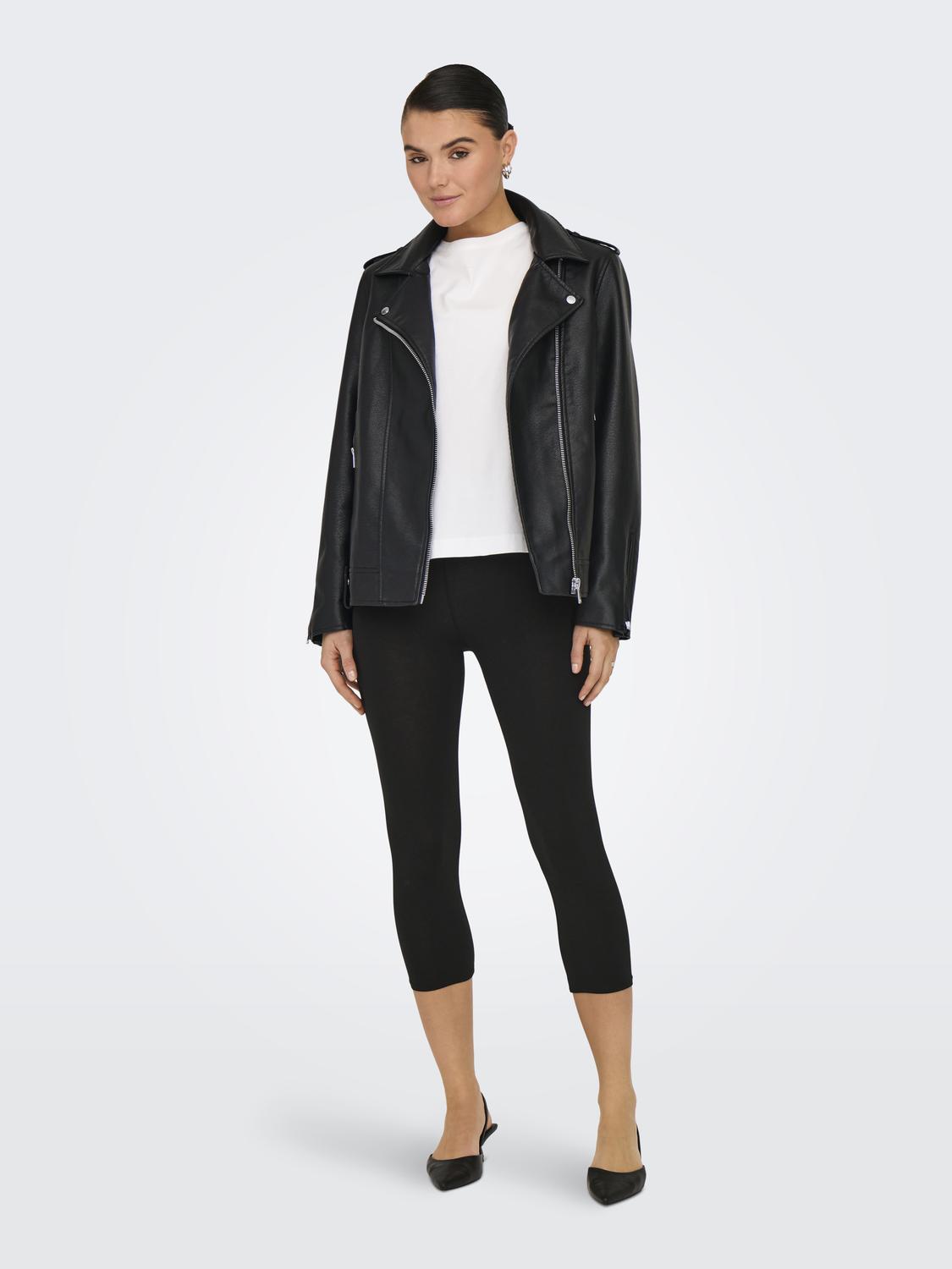 ONLMILLE FAUX LEATHER JACKET OTW - 6