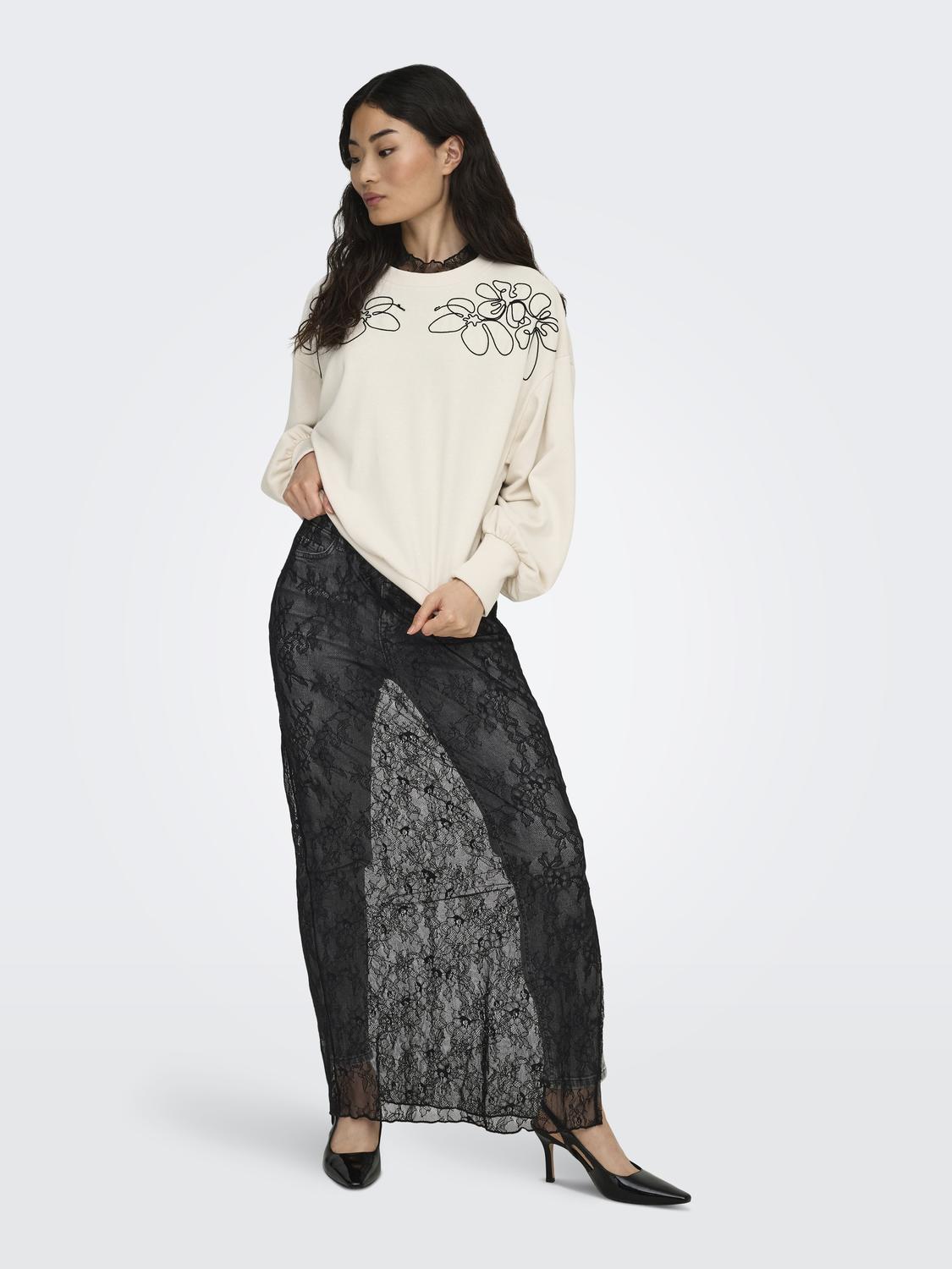 ONLLULU L/S LACE DRESS JRS