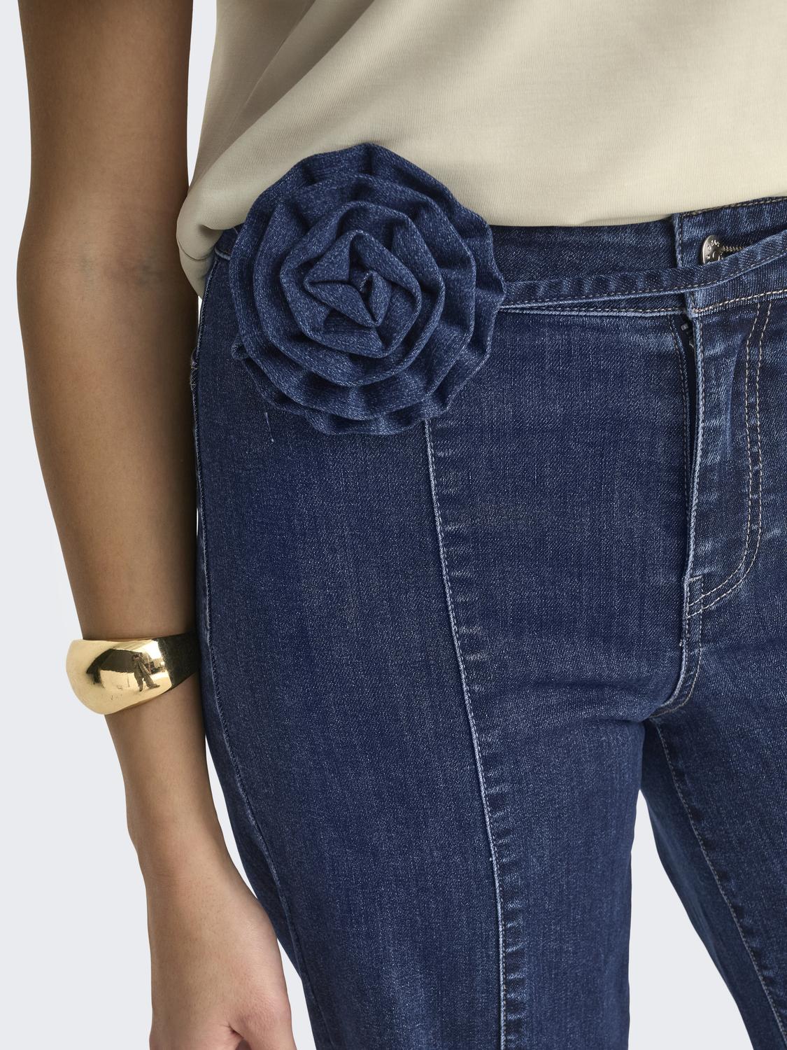 ONLMADISON HW WIDE ROSE BELT DNM GUA - 4