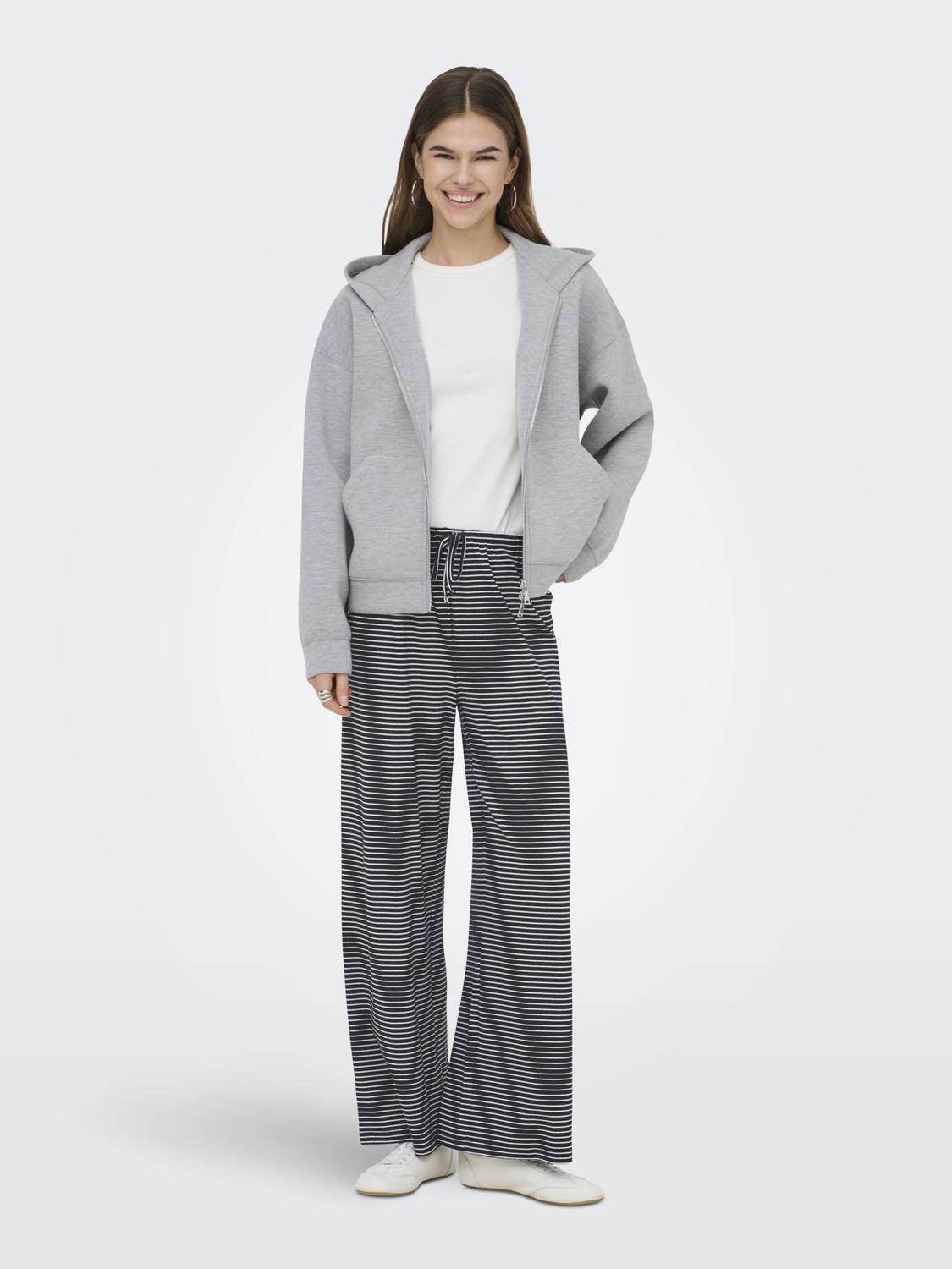 ONLSAGA Loose Fit Strikkede Bukser med Snøre Detalje - 5