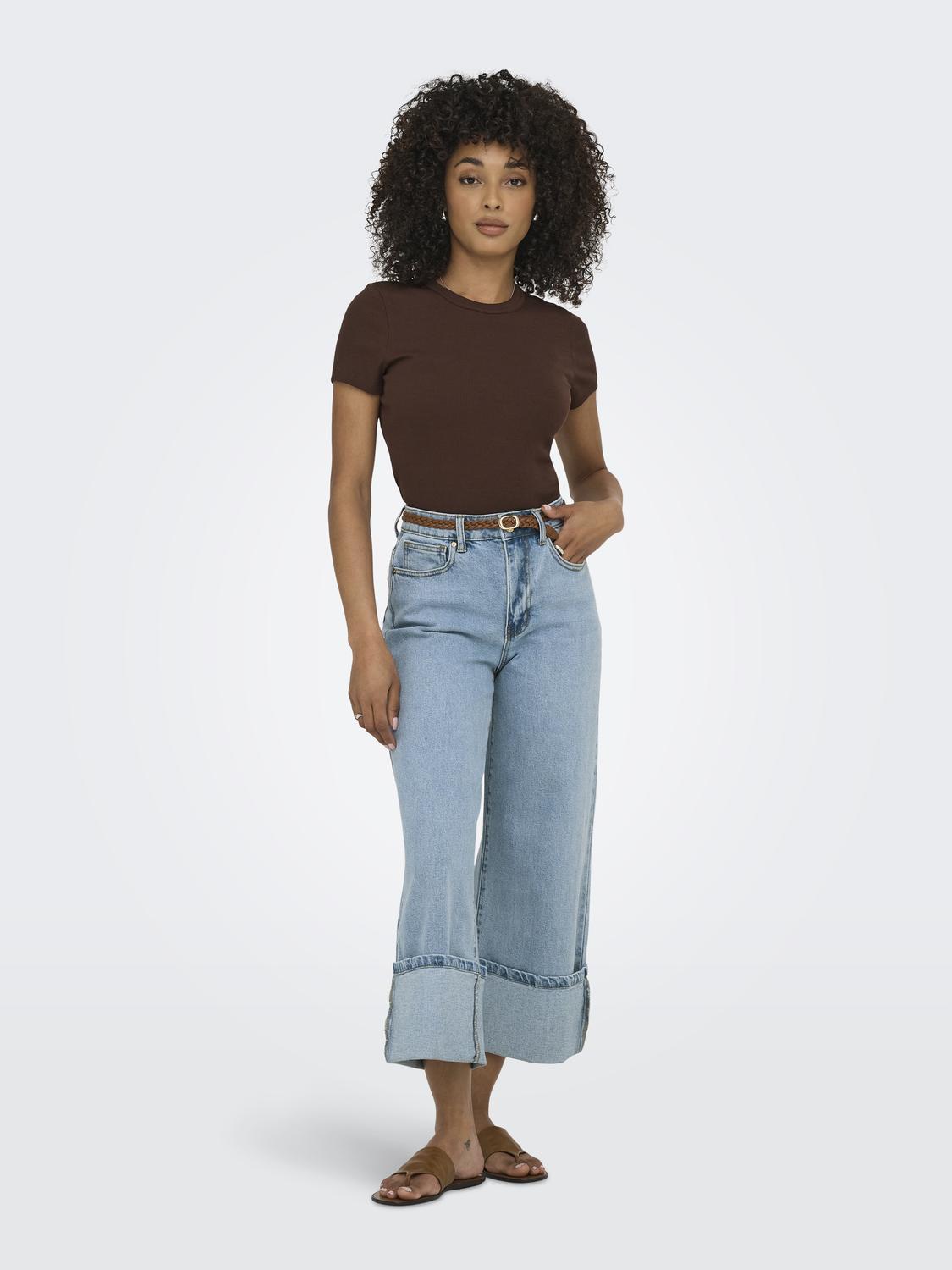ONLMADISON HW BELT WIDE FOLDUP CRP DNM - 6