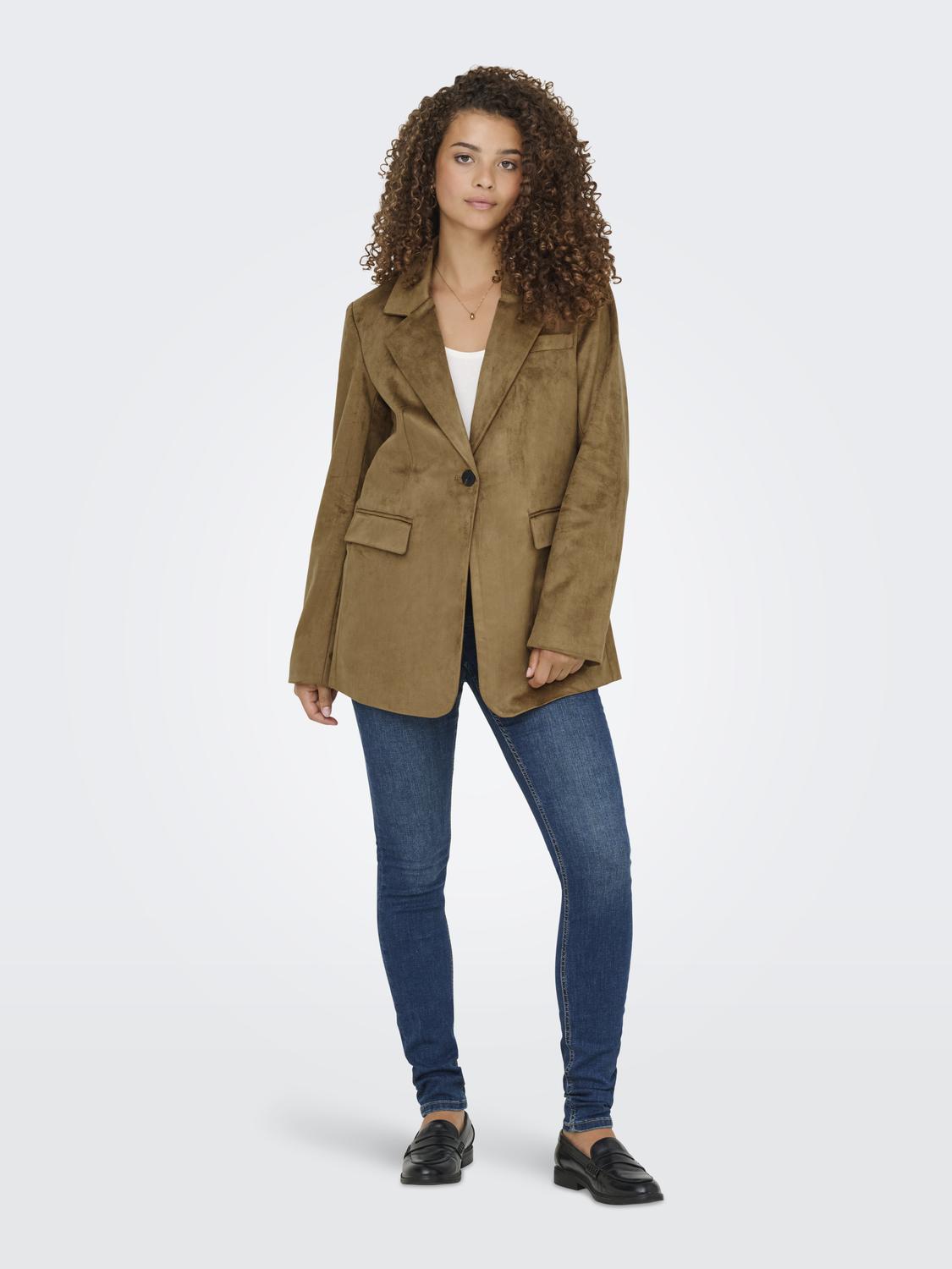 ONLTULIP LIFE FAUX SUEDE BLAZER OTW