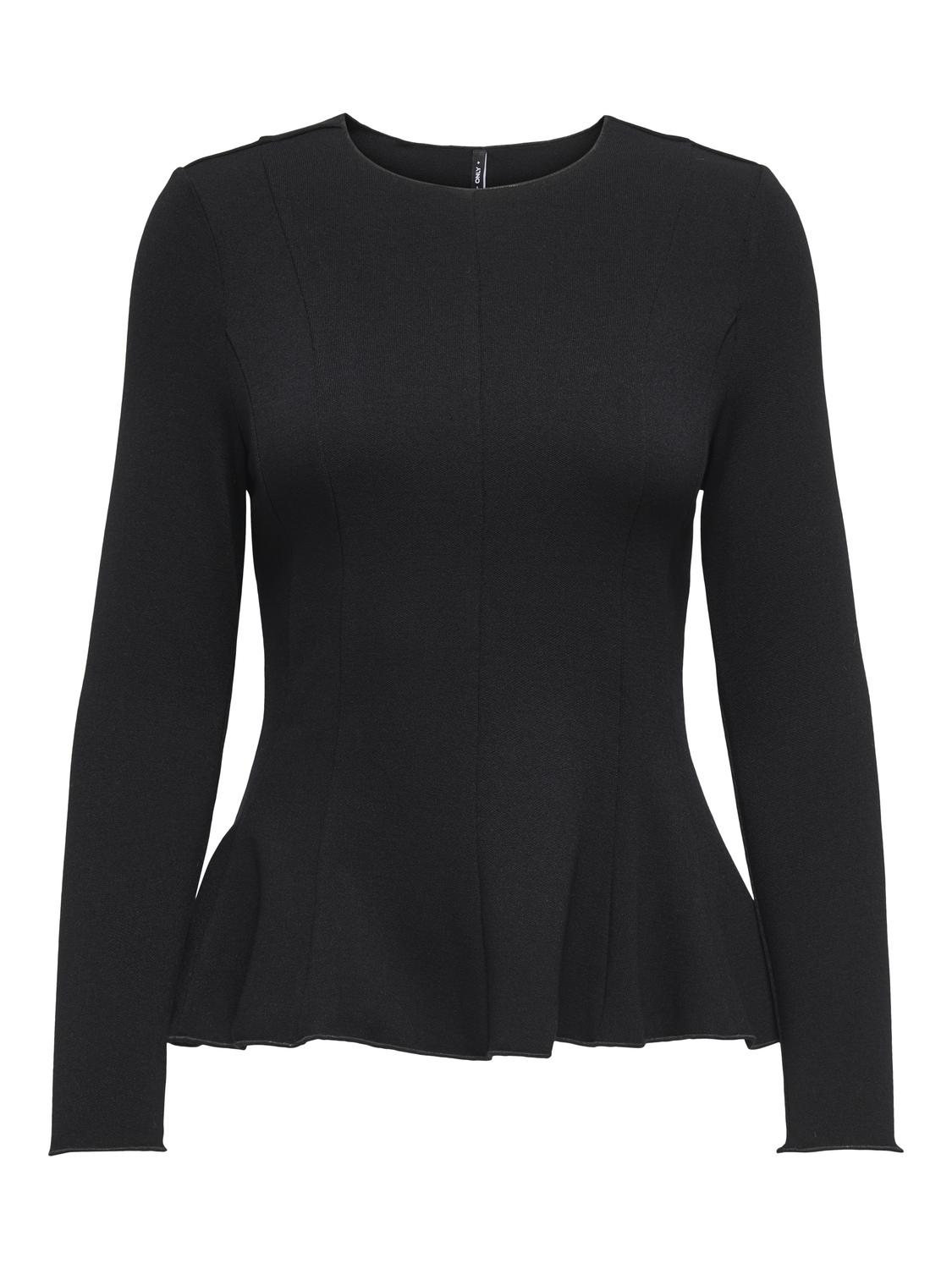 ONLKENYA L/S PEPLUM TOP JRS - 3