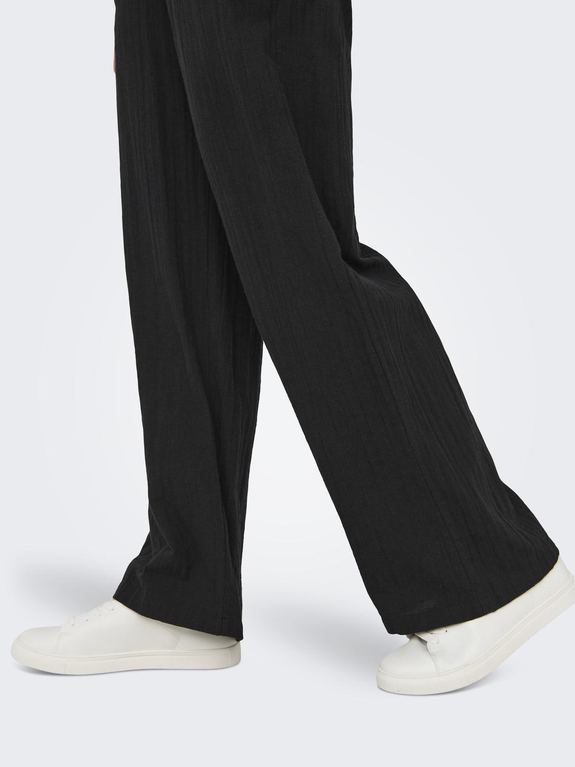 ONLTIZANA Grunnleggende elastisk midjebukse med sidelommer - 4