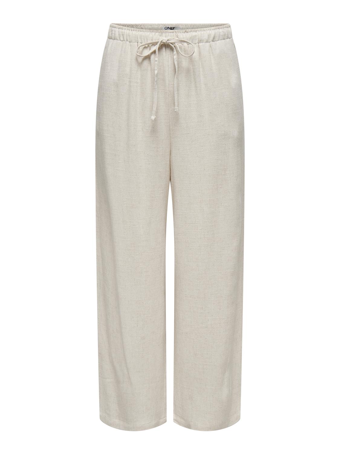 ONLSIESTA Straight Fit Basic Bukse med midje - 3