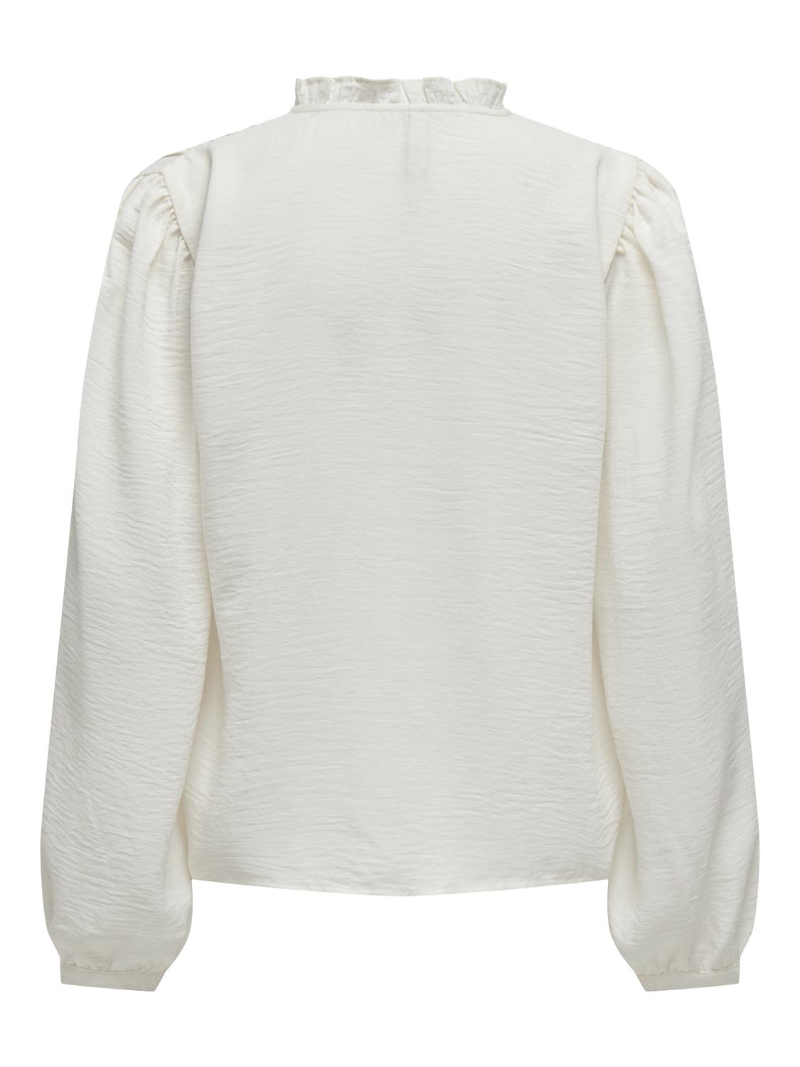 JDYRACHEL LIFE L/S PINTUCK TOP WVN NOOS - 7